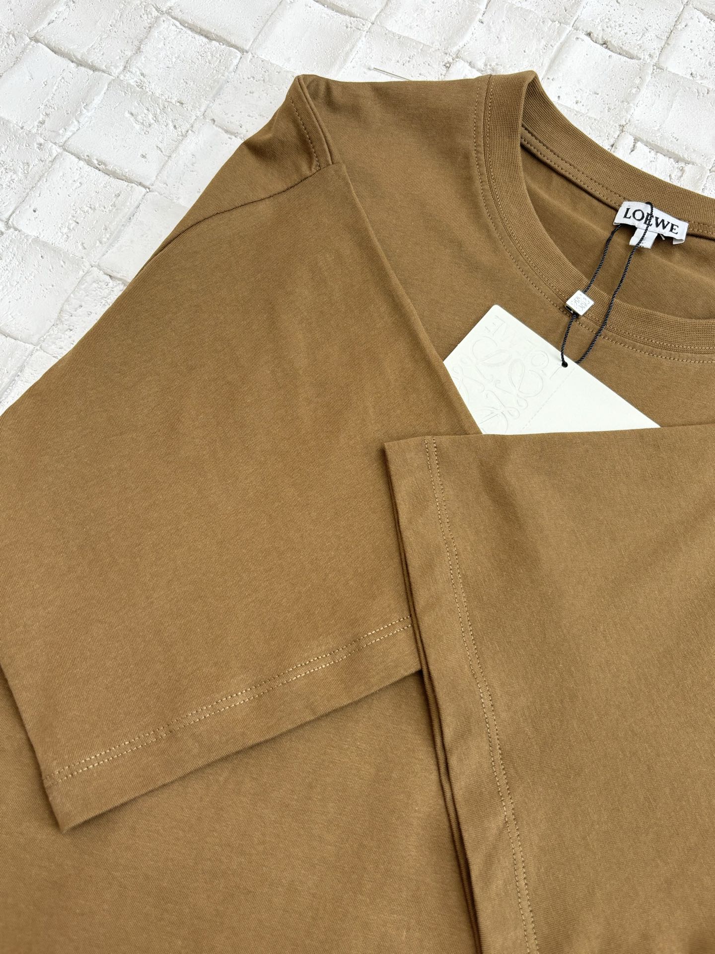 LOEWE Regular fit T-shirt in cotton Beige（H526Y22X75-3150）