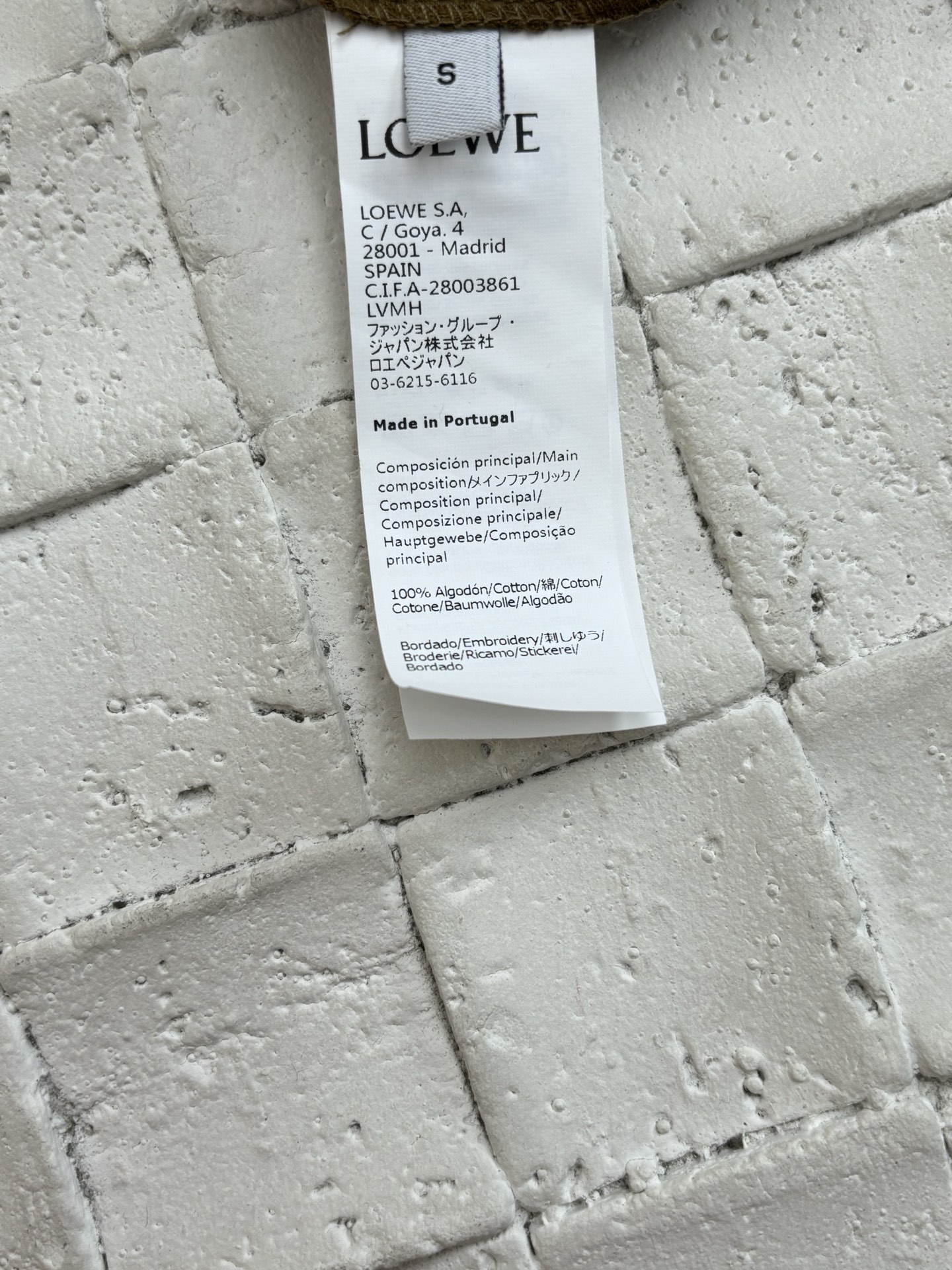 LOEWE Regular fit T-shirt in cotton Beige（H526Y22X75-3150）