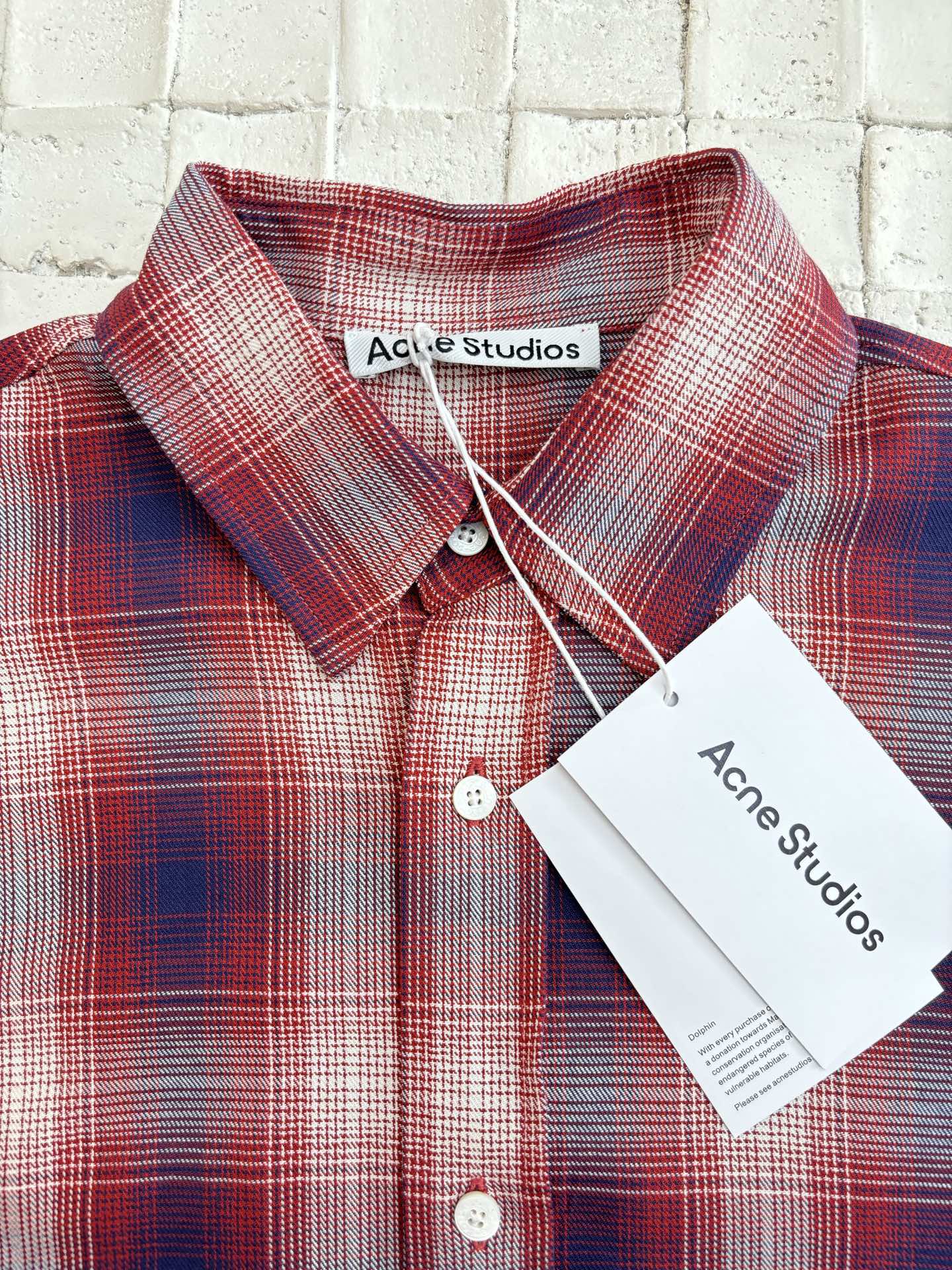 Acne Studios Oversized shirt (CB0116-ALU）