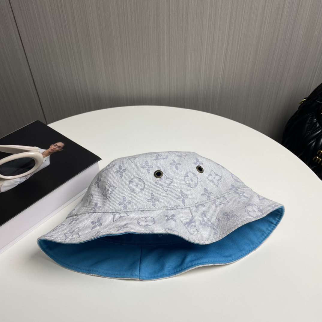 LOUIS VUITTON Double-sided bucket hat（M76212）