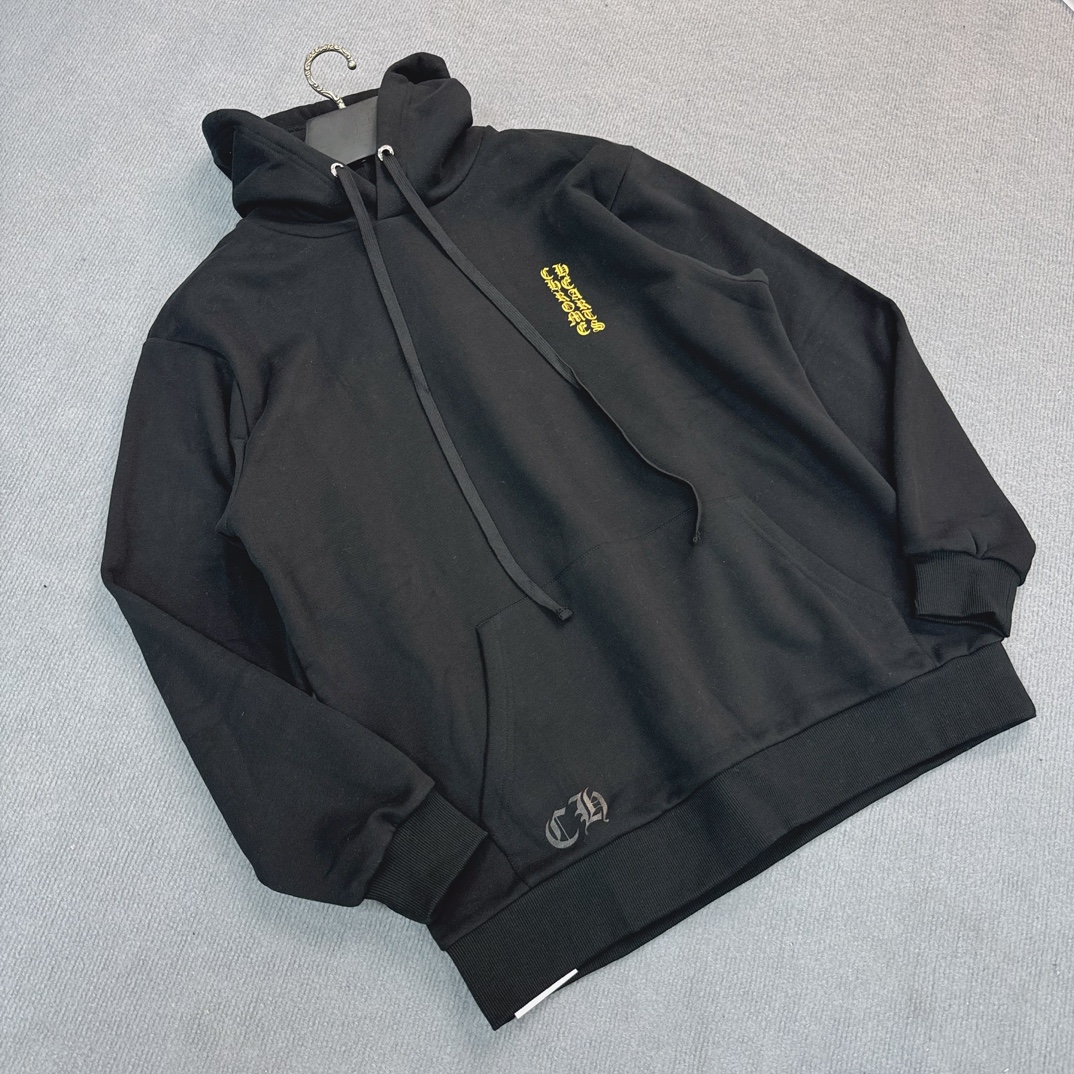 CHROME HEARTS SWTSHRT PLVR LTD Hong Kong exclusive back logo print hoodie (CH-3004-79）