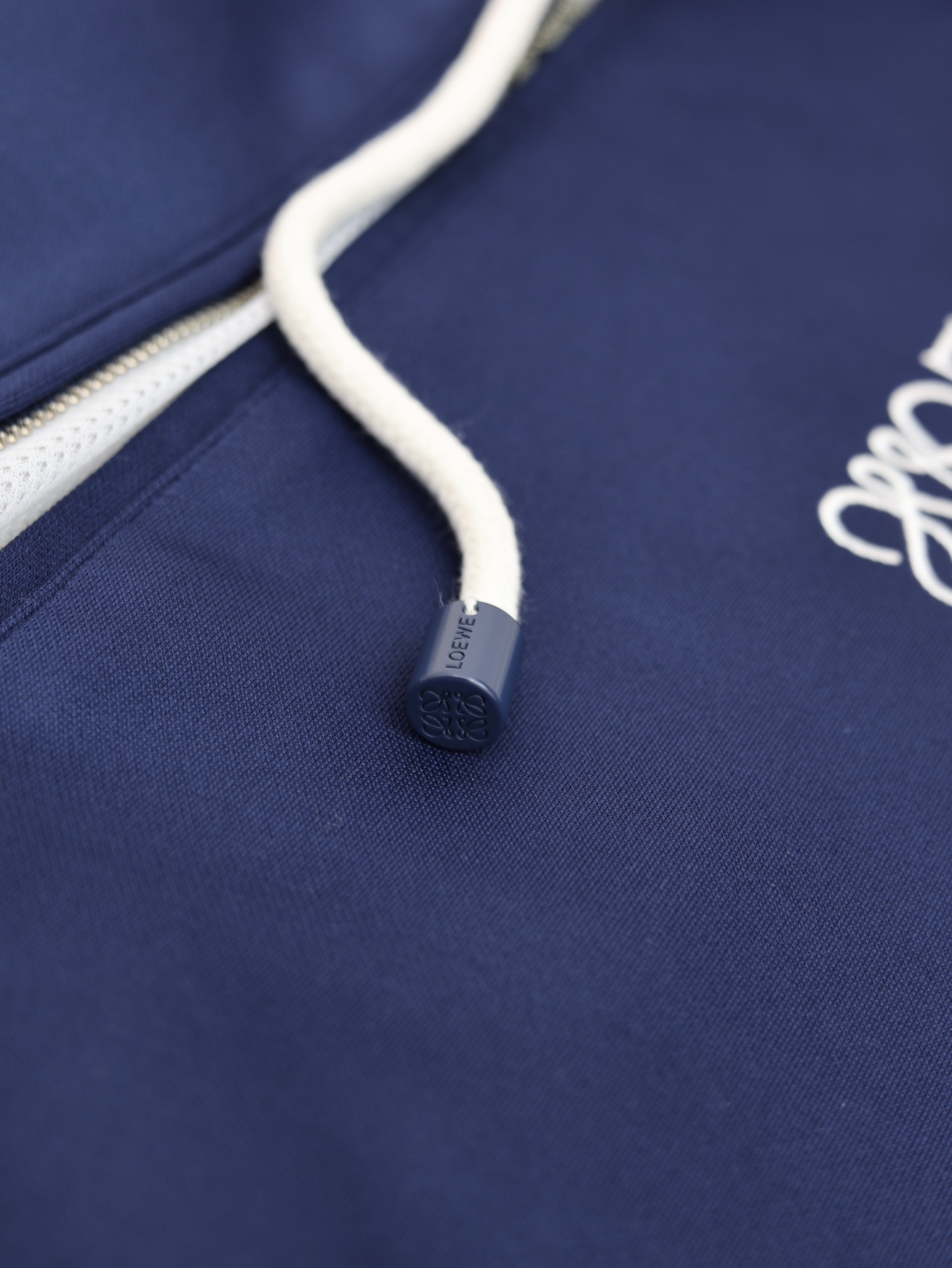 Loewe Hooded Tracksuit Jacket 'Marine' (S359Y25X35-5510）