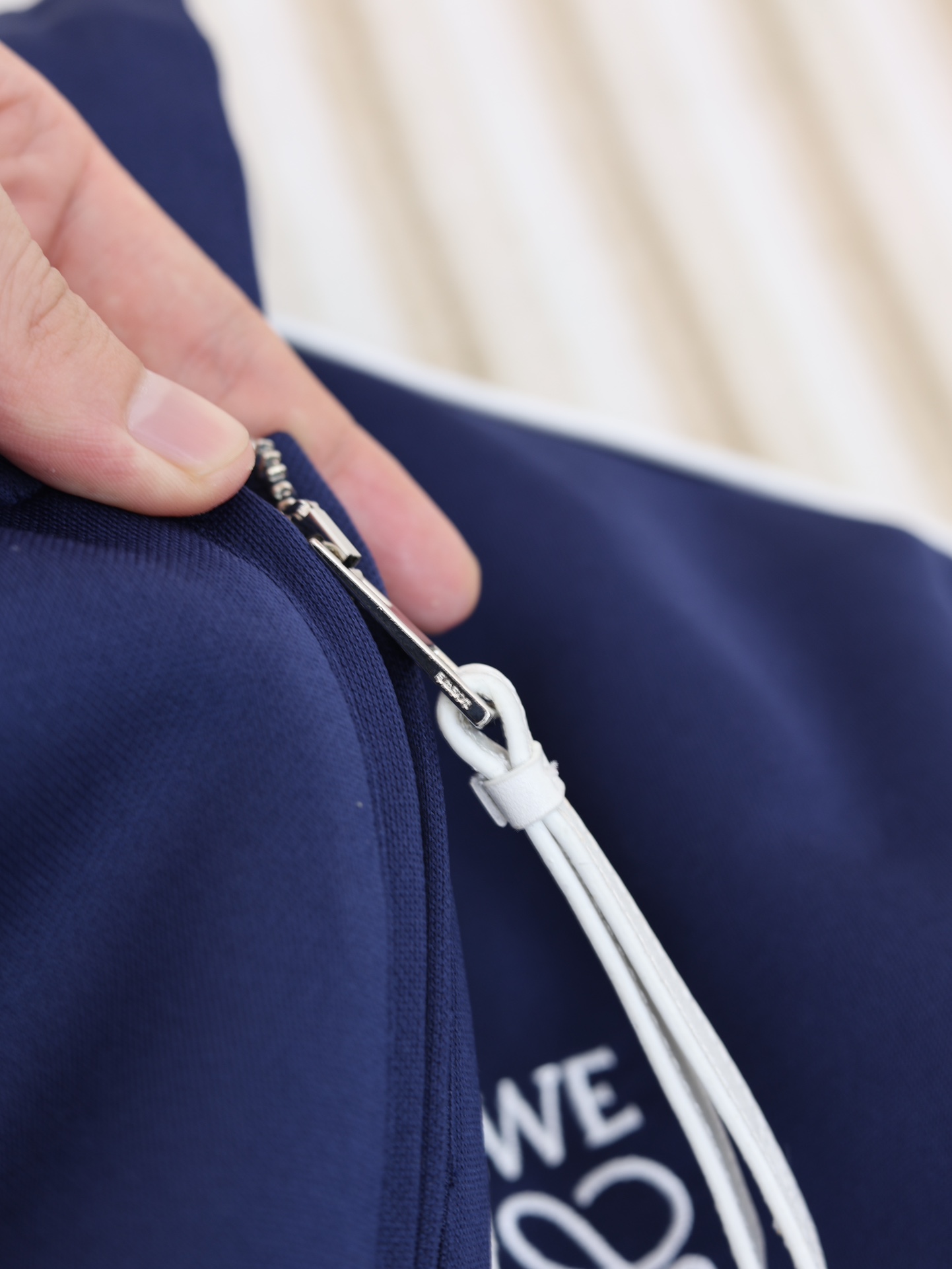 Loewe Hooded Tracksuit Jacket 'Marine' (S359Y25X35-5510）