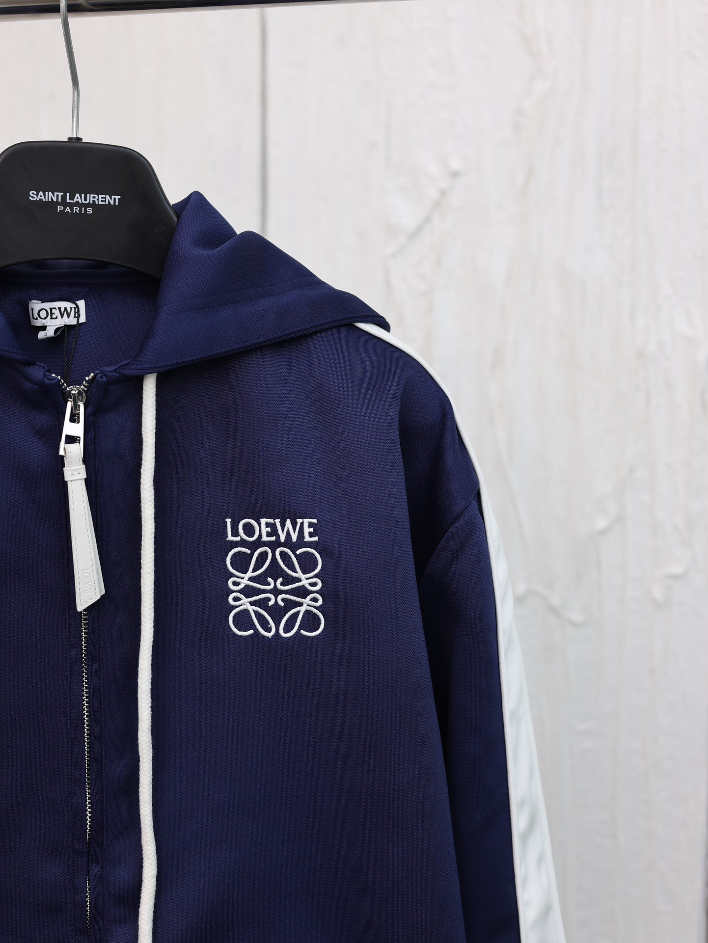 Loewe Hooded Tracksuit Jacket 'Marine' (S359Y25X35-5510）