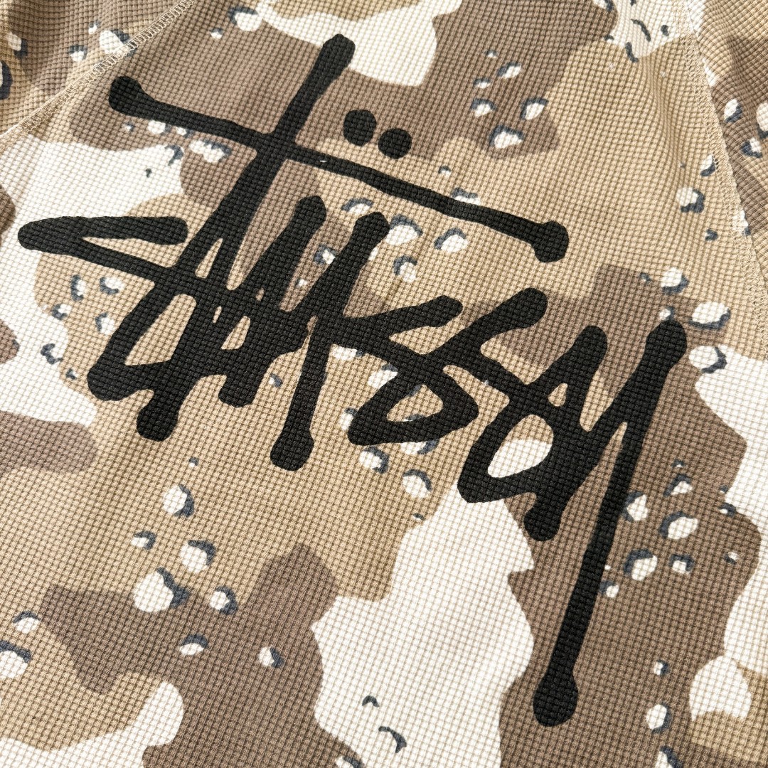 Stüssy Raglan Thermal Basic Sweatshirt（1140356）