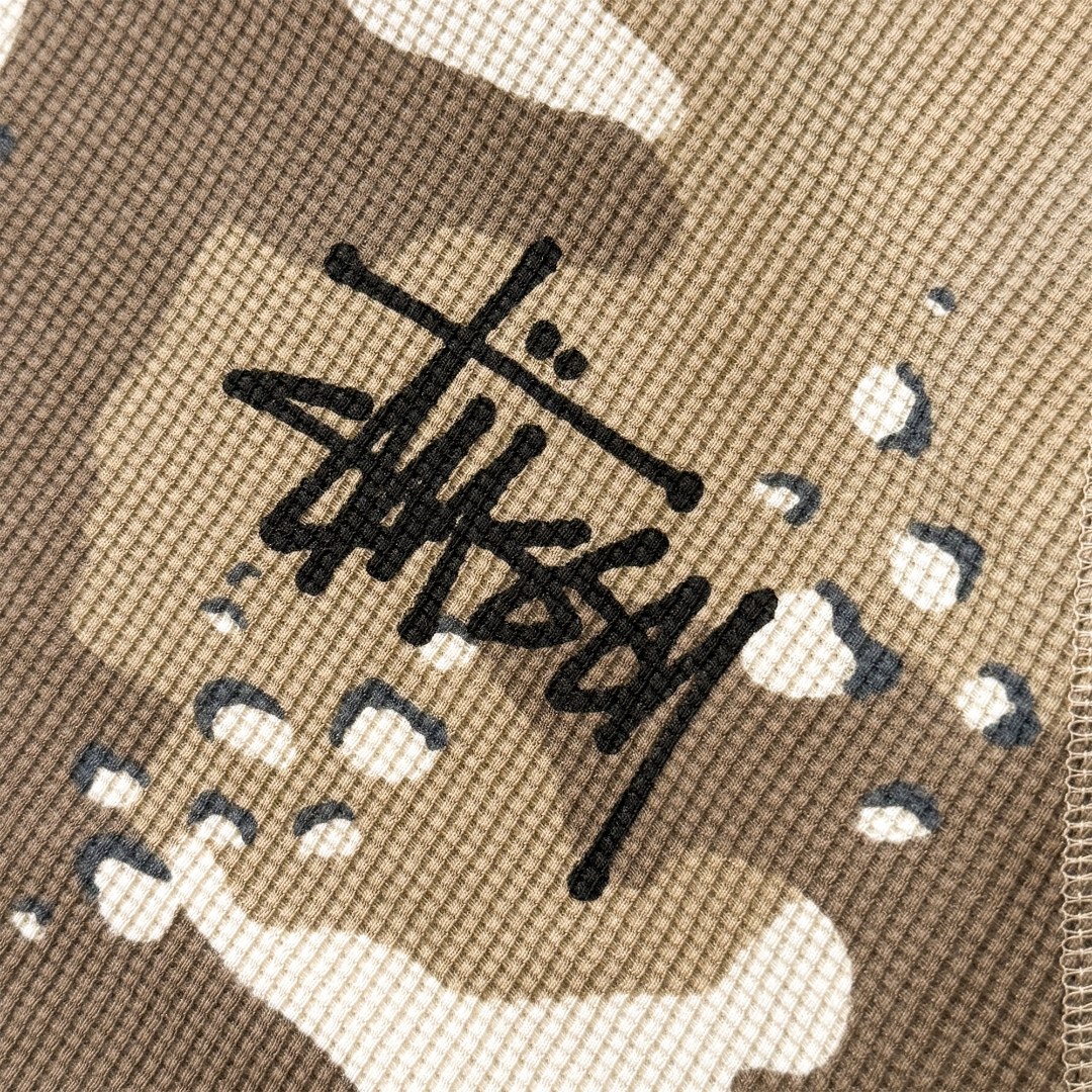 Stüssy Raglan Thermal Basic Sweatshirt（1140356）