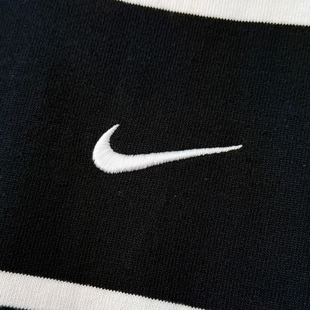 Supreme x Nike Stripe Rugby "Black" HF9641-010（SUP-SS25-220）