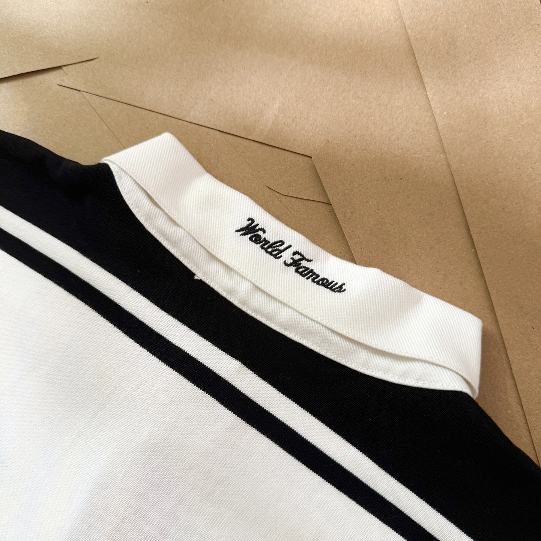 Supreme x Nike Stripe Rugby "Black" HF9641-010（SUP-SS25-220）