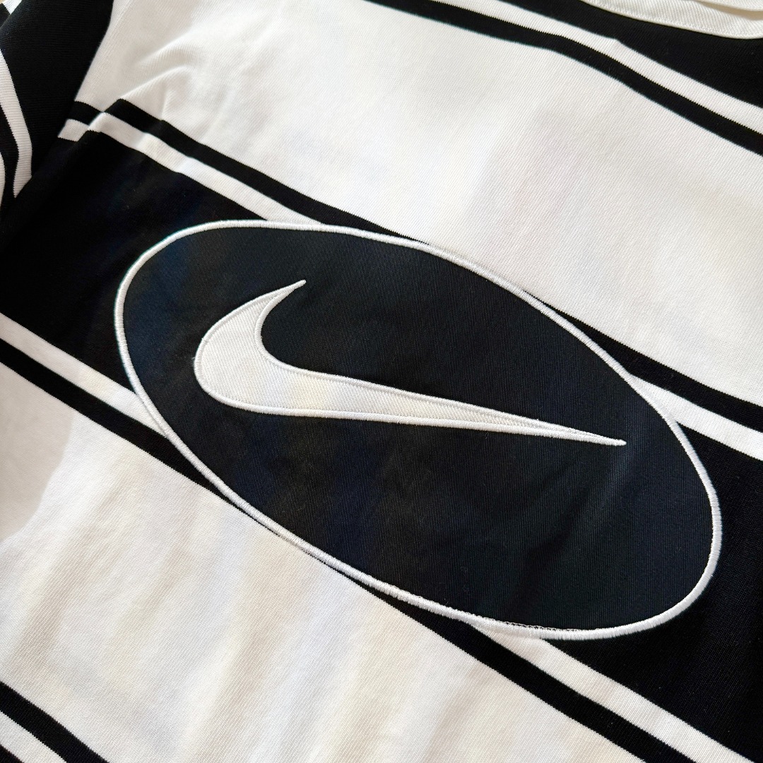 Supreme x Nike Stripe Rugby "Black" HF9641-010（SUP-SS25-220）