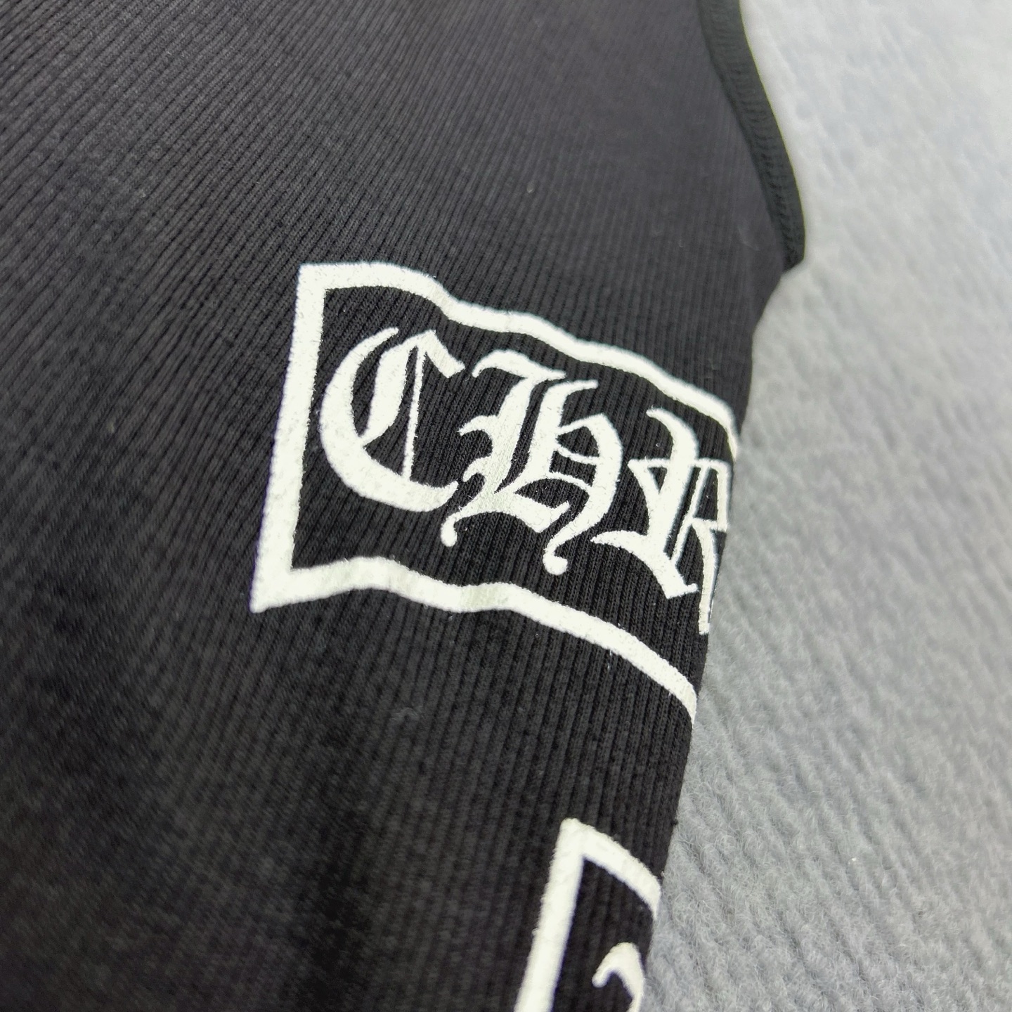 Chrome Hearts Ribbed Cross Side Logo Tank Top (CHROME HEARTS A002）