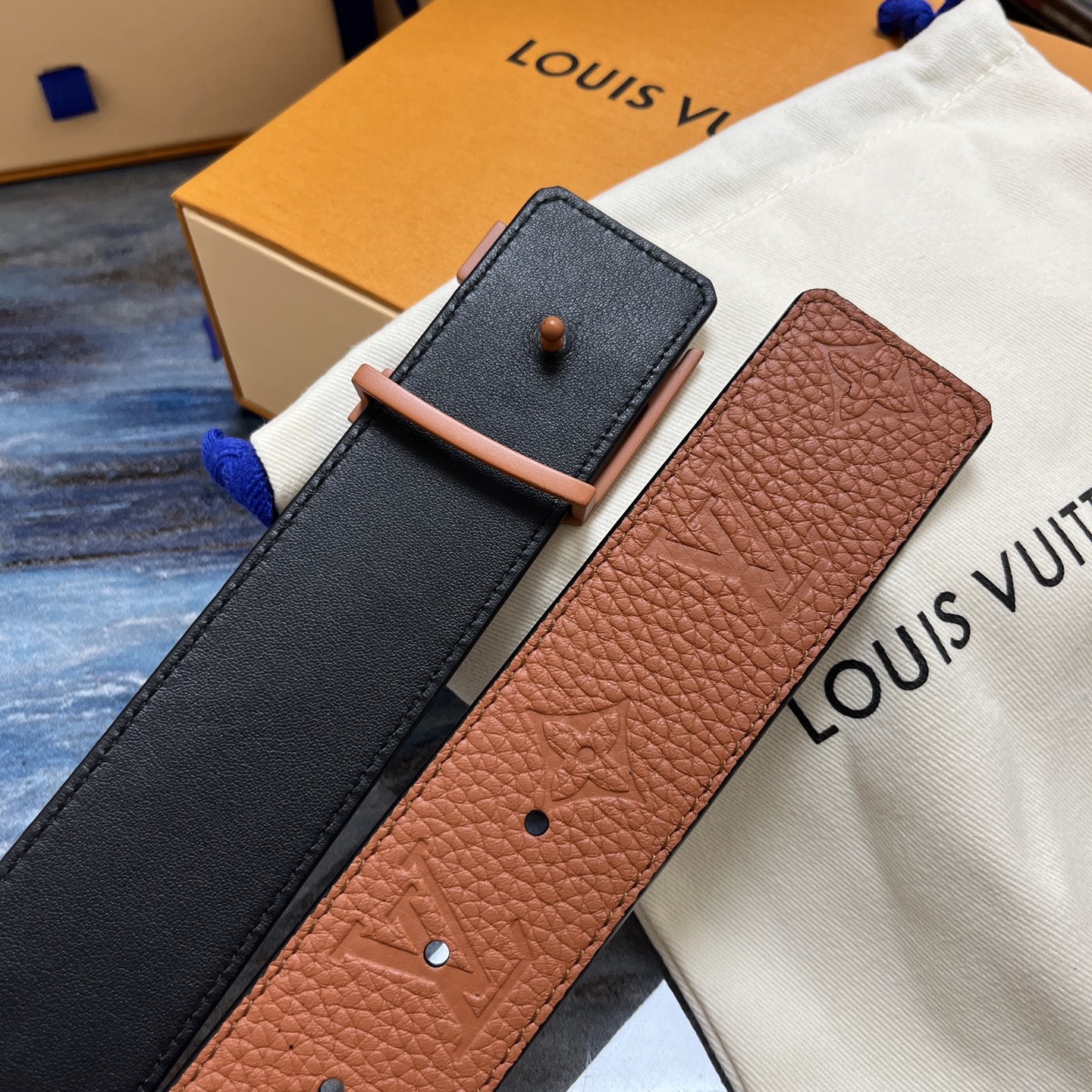 Louis Vuitton Initiales Taurillon Monogram 40mm leather jacket（M4512V）