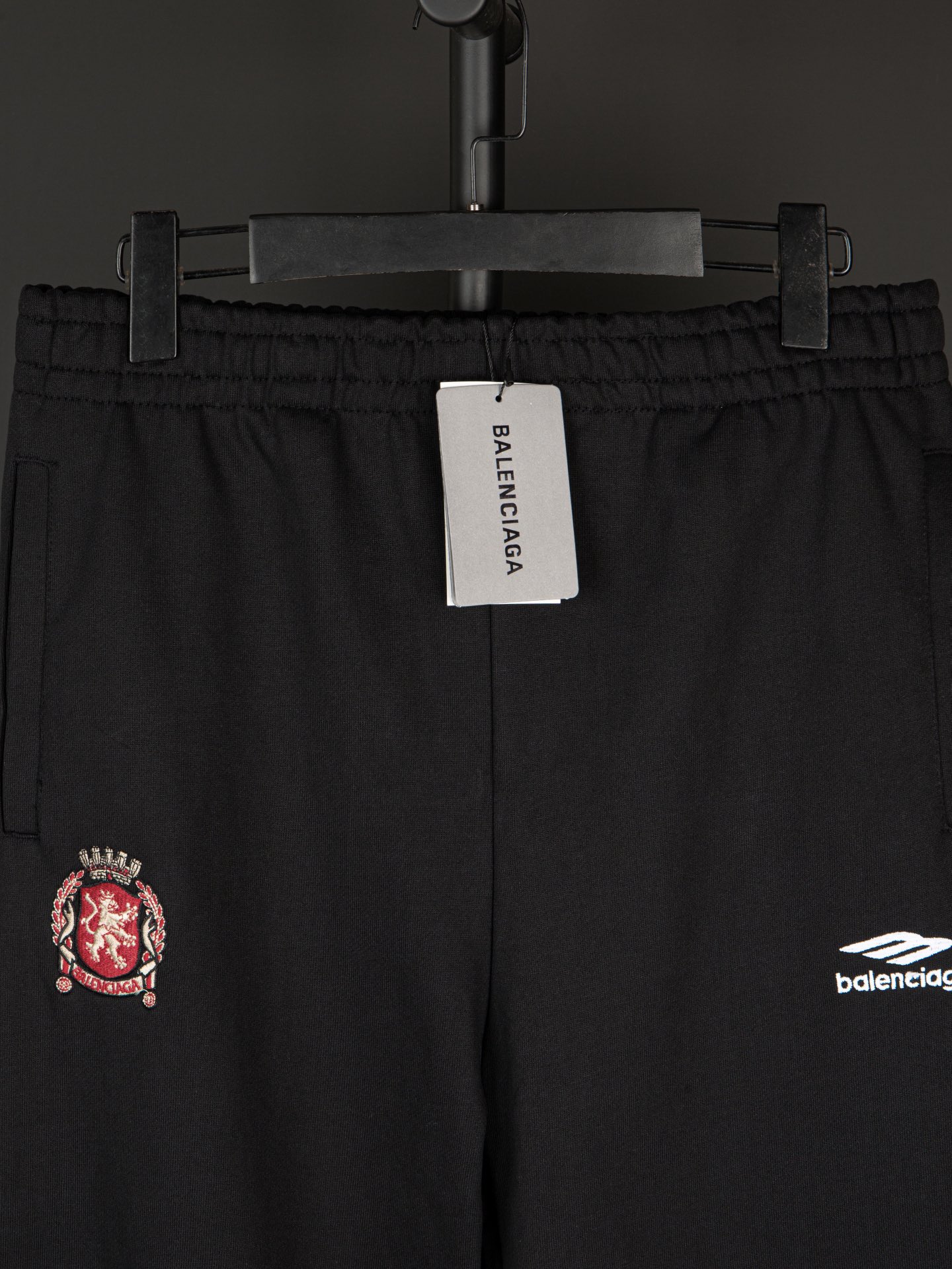 Balenciaga Soccer Baggy Sweatpants 'Black'（777708TPVW31070）