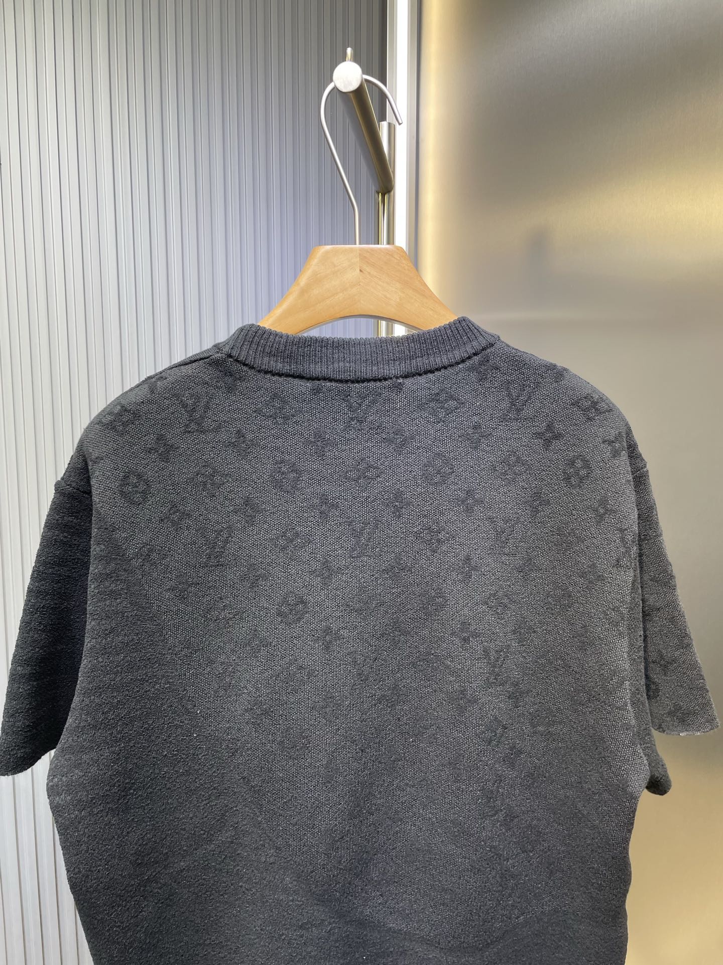 Louis Vuitton Monogram short sleeve jacquard crew neck T-shirt（1AHCMQ）