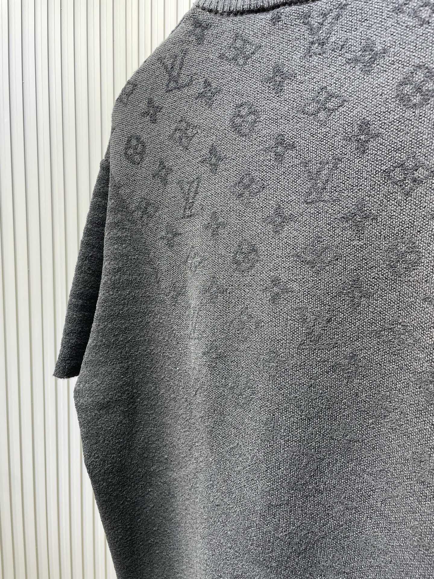 Louis Vuitton Monogram short sleeve jacquard crew neck T-shirt（1AHCMQ）