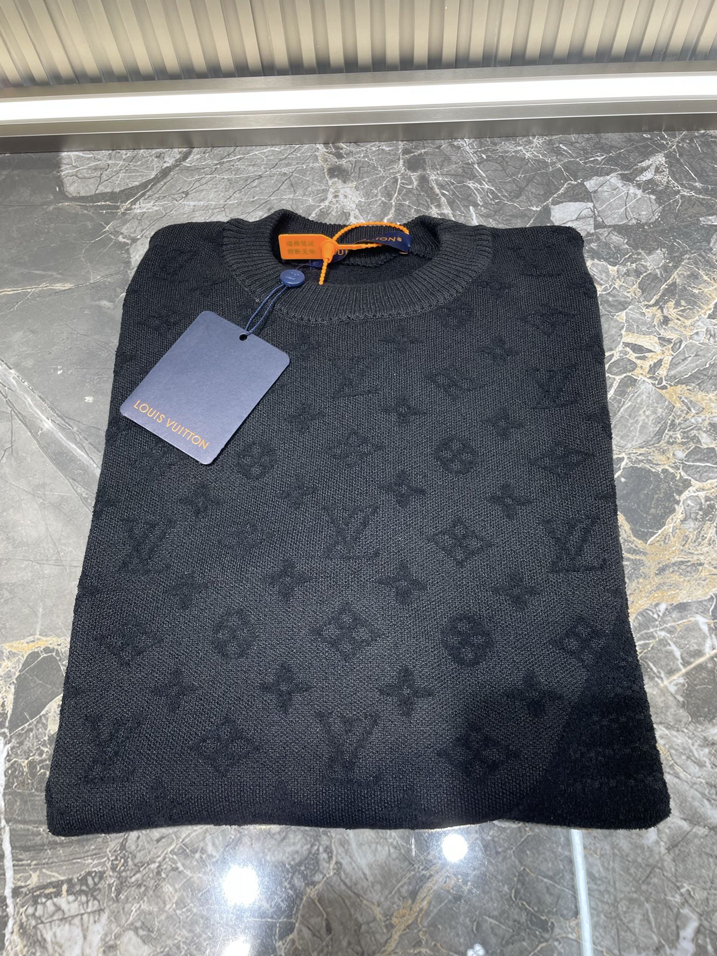 Louis Vuitton Monogram short sleeve jacquard crew neck T-shirt（1AHCMQ）