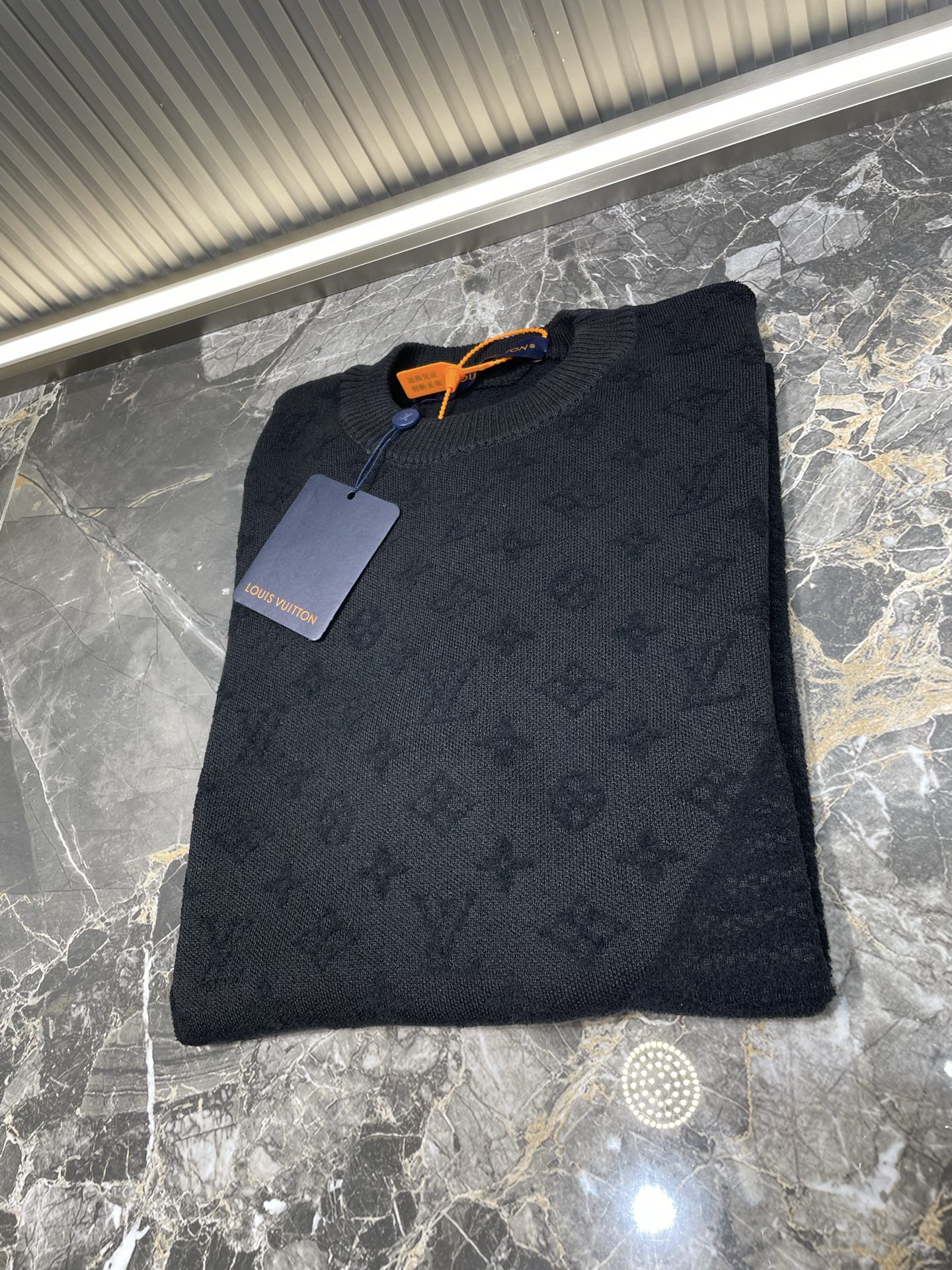 Louis Vuitton Monogram short sleeve jacquard crew neck T-shirt（1AHCMQ）
