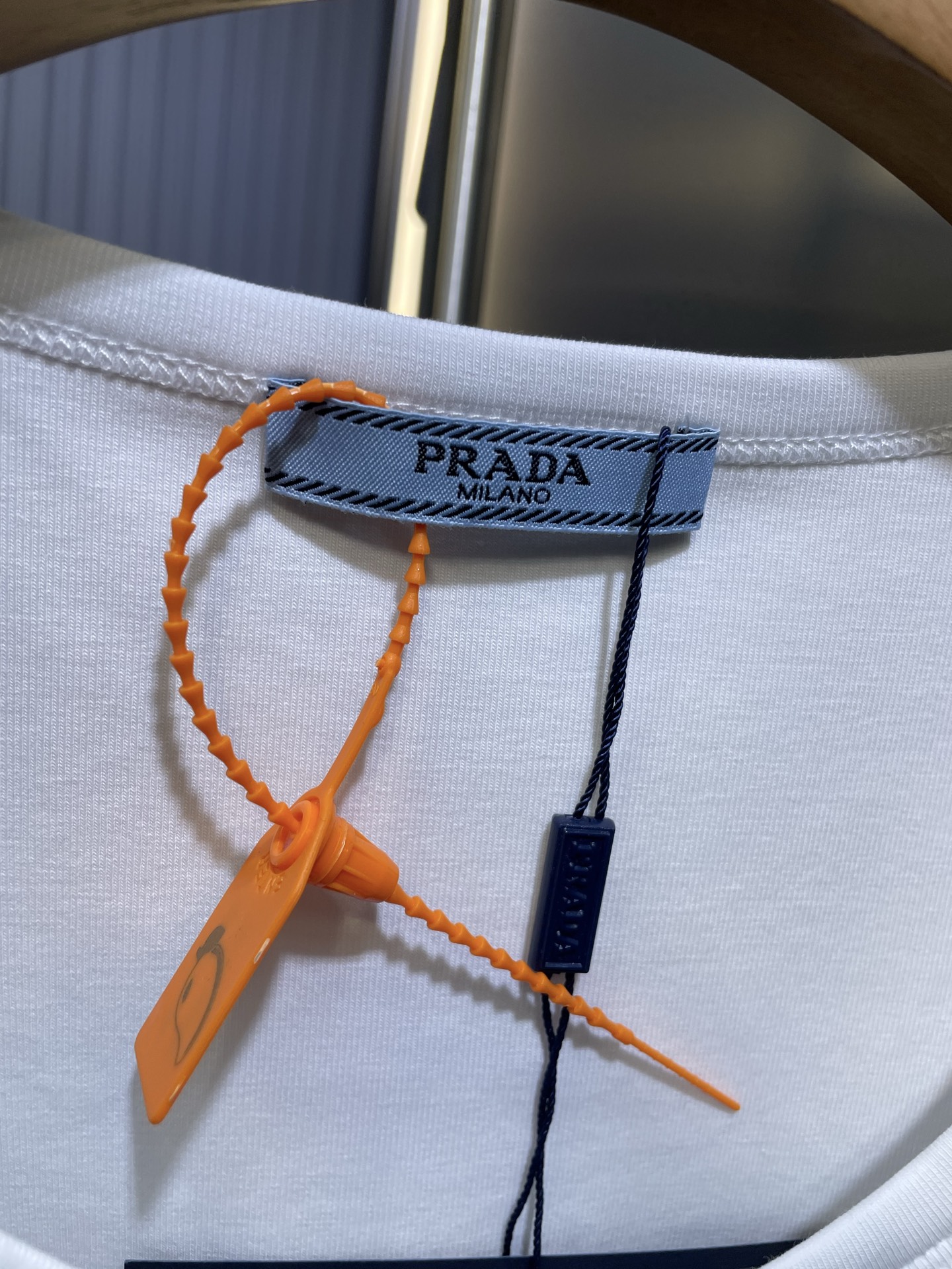 PRADA Navy Ribbed Knit Top（39576L-14L0-F0008）