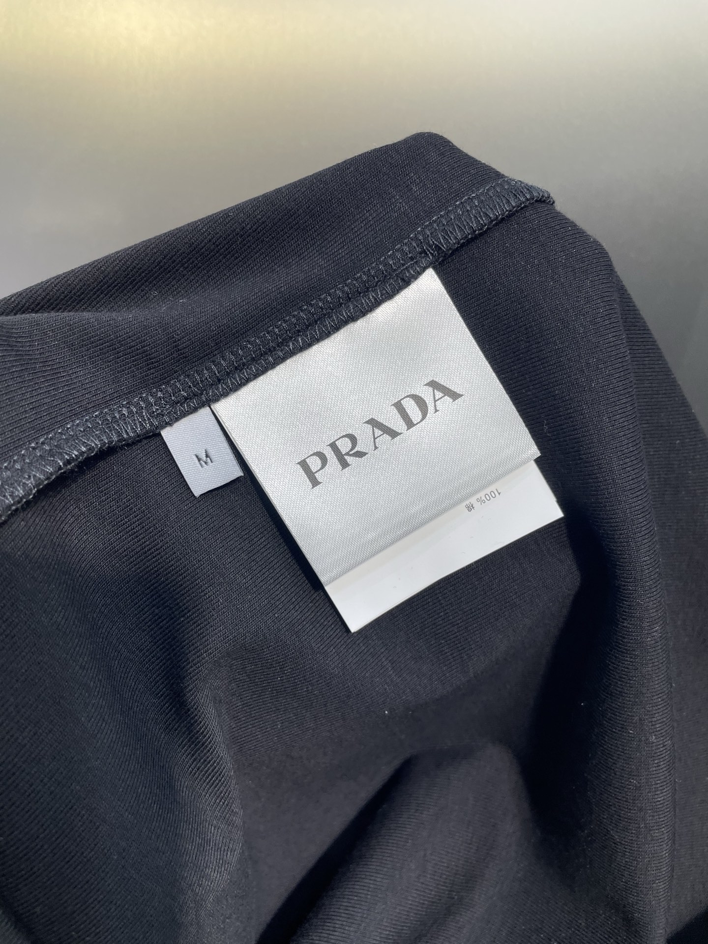 PRADA Navy Ribbed Knit Top（39576L-14L0-F0008）