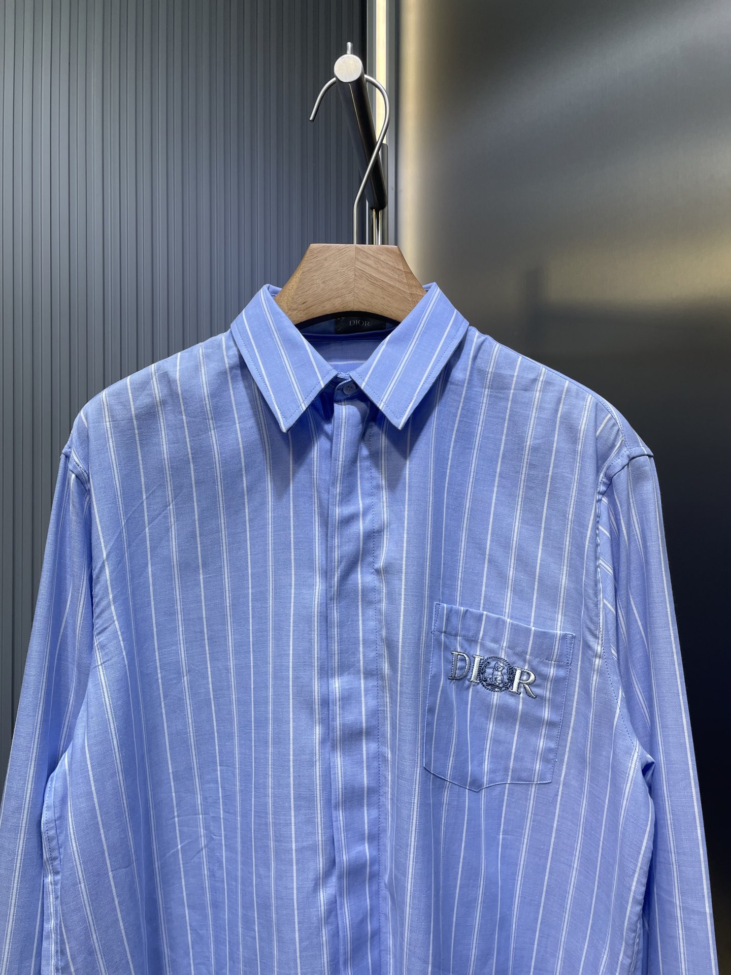 DIOR AND HYLTON NEL oversized shirt（583C559A3006-C585）