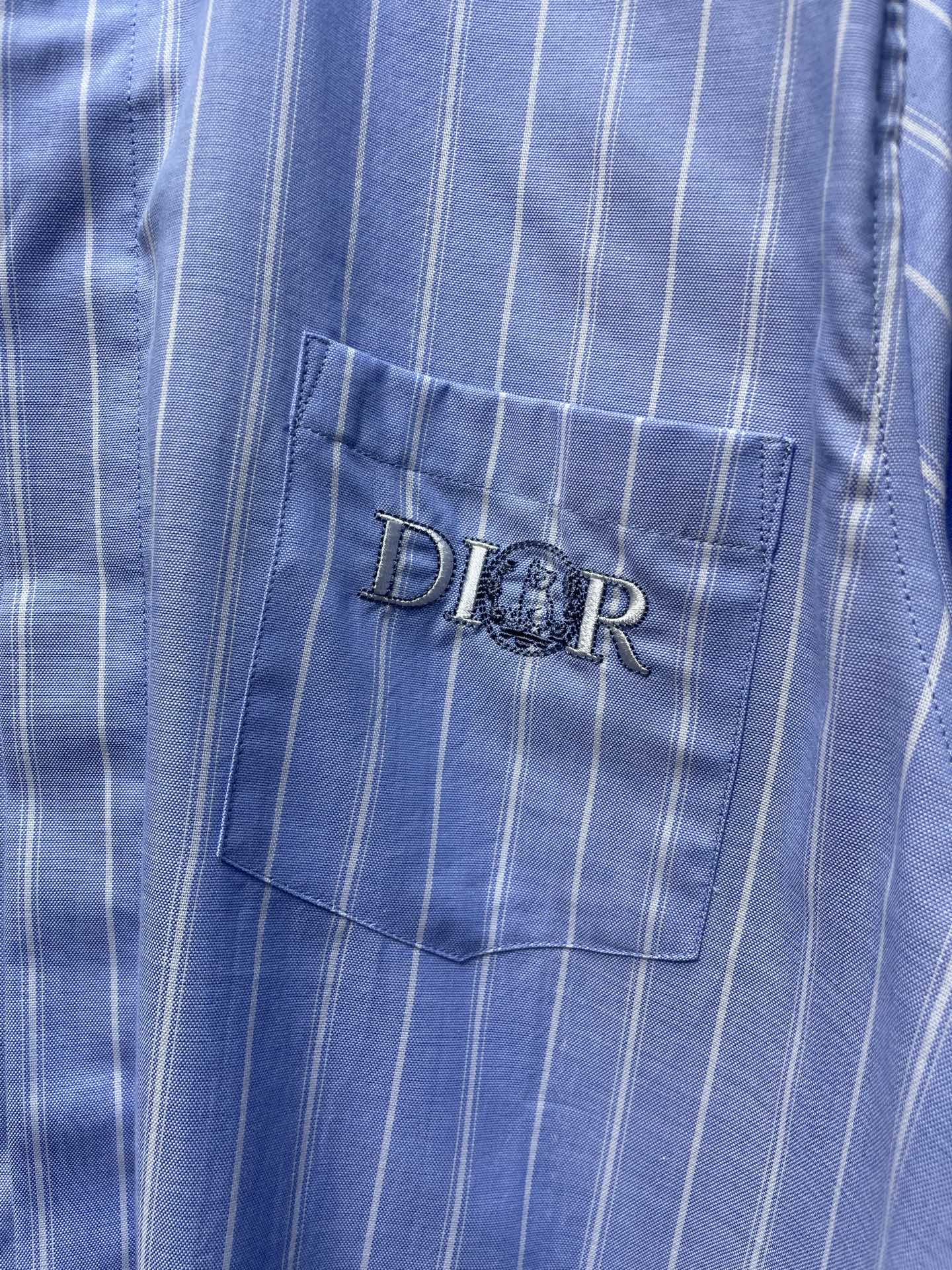 DIOR AND HYLTON NEL oversized shirt（583C559A3006-C585）