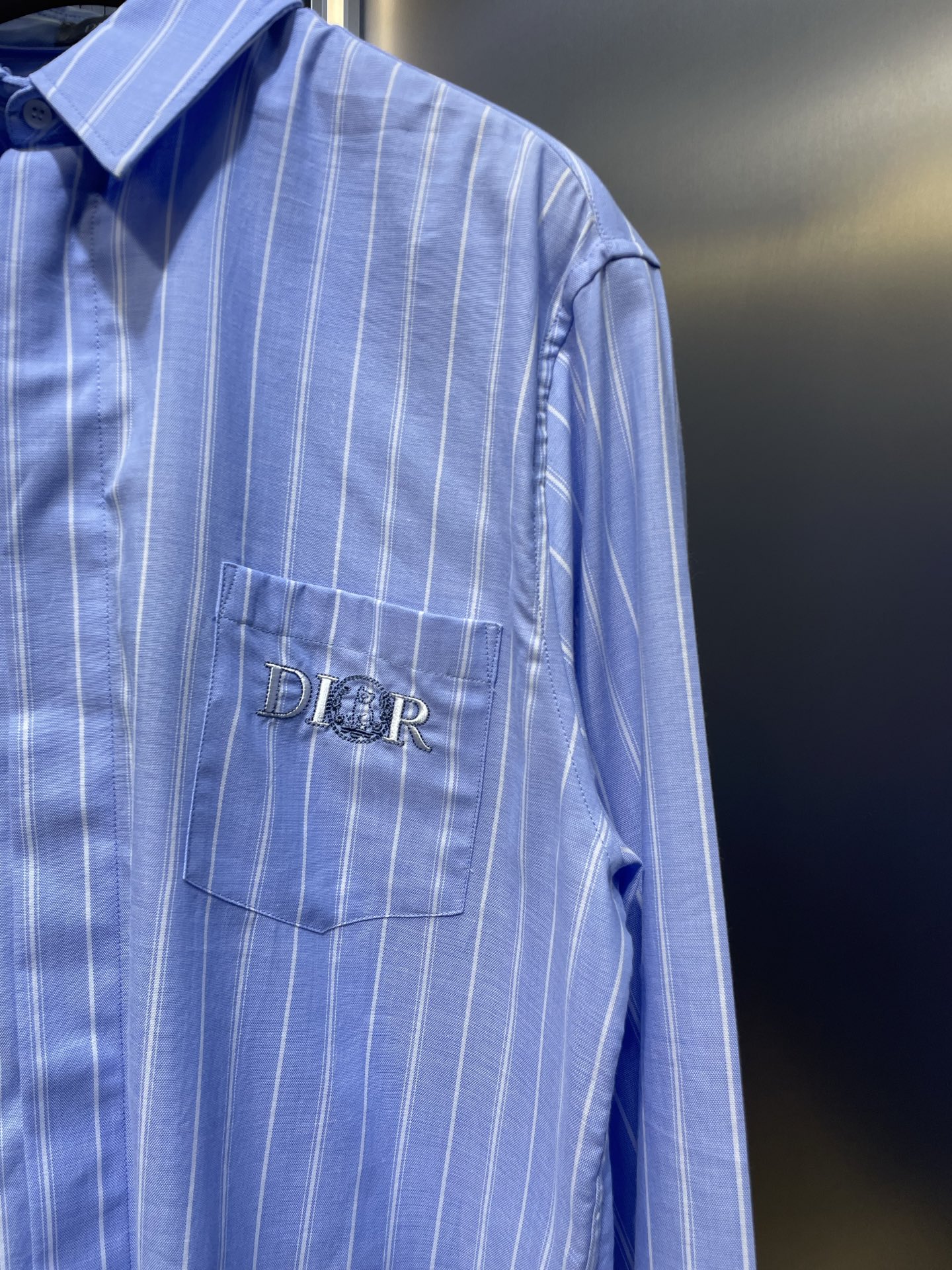 DIOR AND HYLTON NEL oversized shirt（583C559A3006-C585）