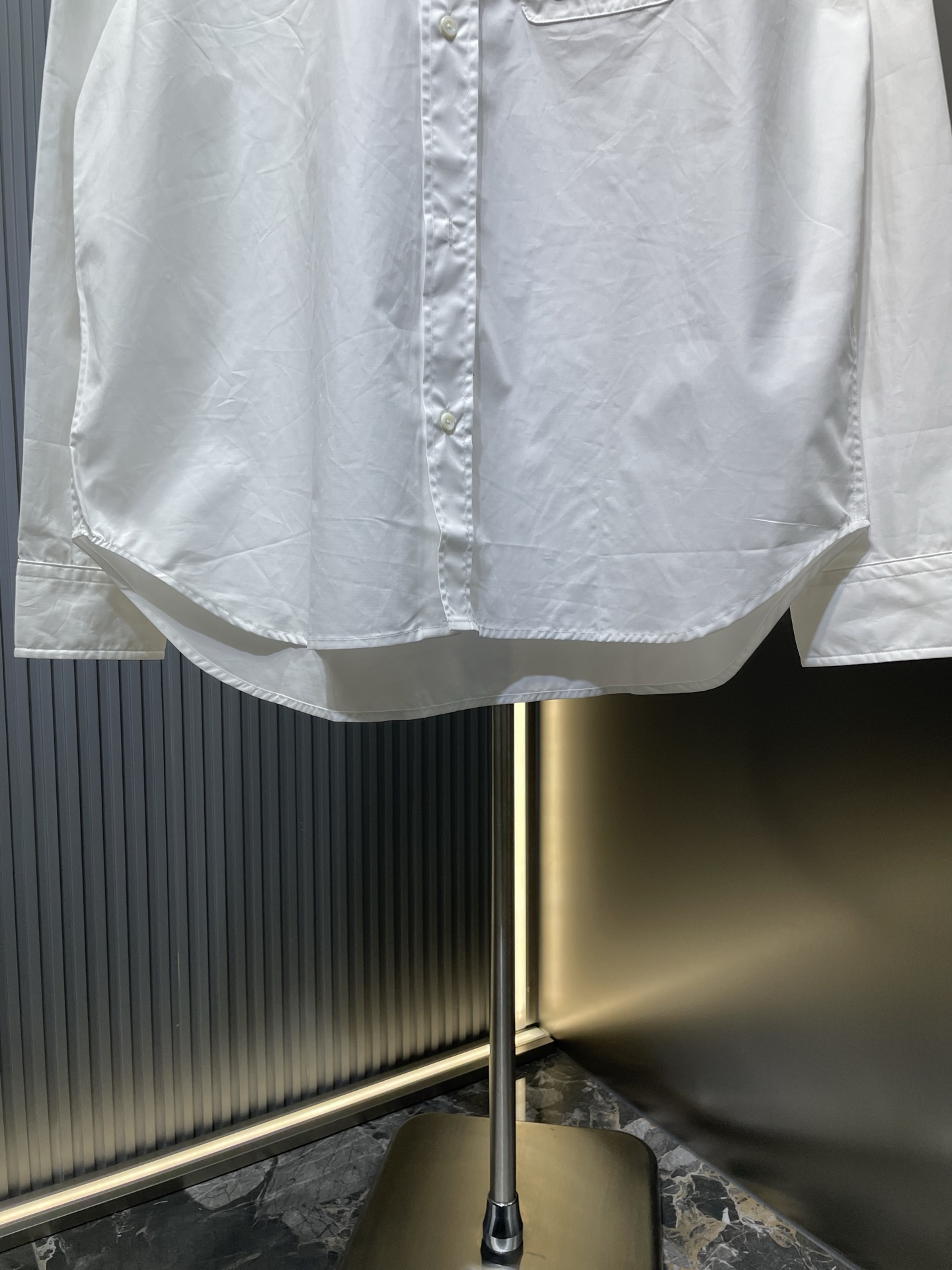 LOEWE Anagram embroidered buttoned shirt（H526Y05WDX）