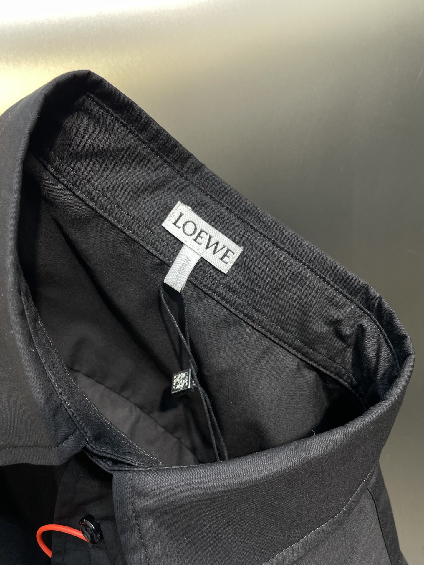 LOEWE Anagram embroidered buttoned shirt（H526Y05WDX）