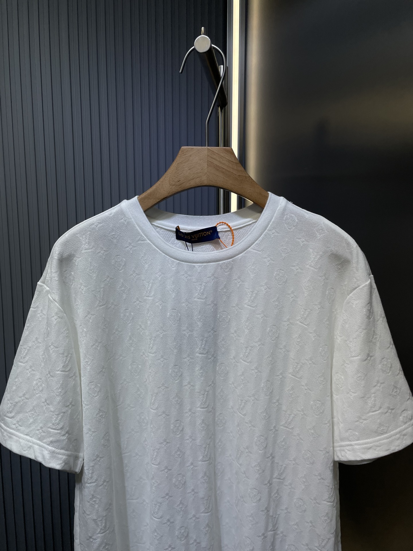 Louis Vuitton Monogram Fil Coupe Cotton T-Shirt（1AFQ51）