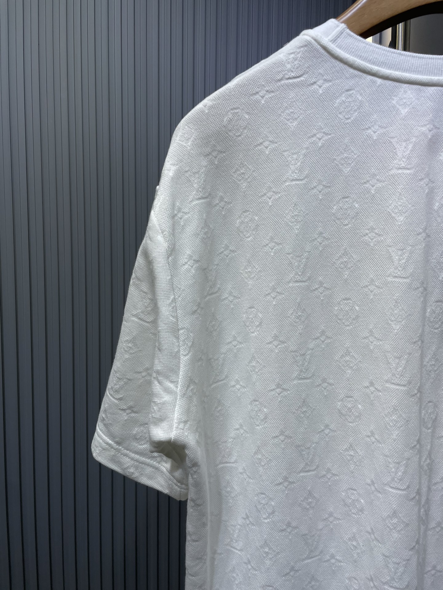 Louis Vuitton Monogram Fil Coupe Cotton T-Shirt（1AFQ51）