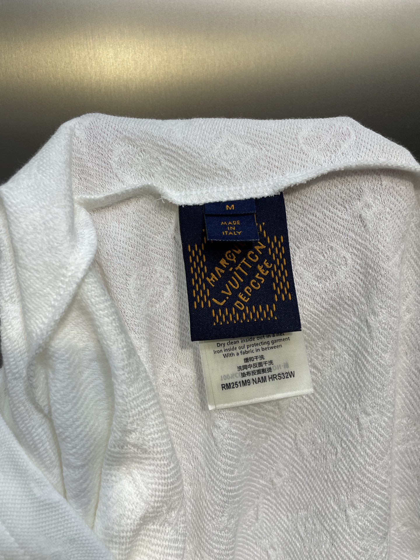 Louis Vuitton Monogram Fil Coupe Cotton T-Shirt（1AFQ51）