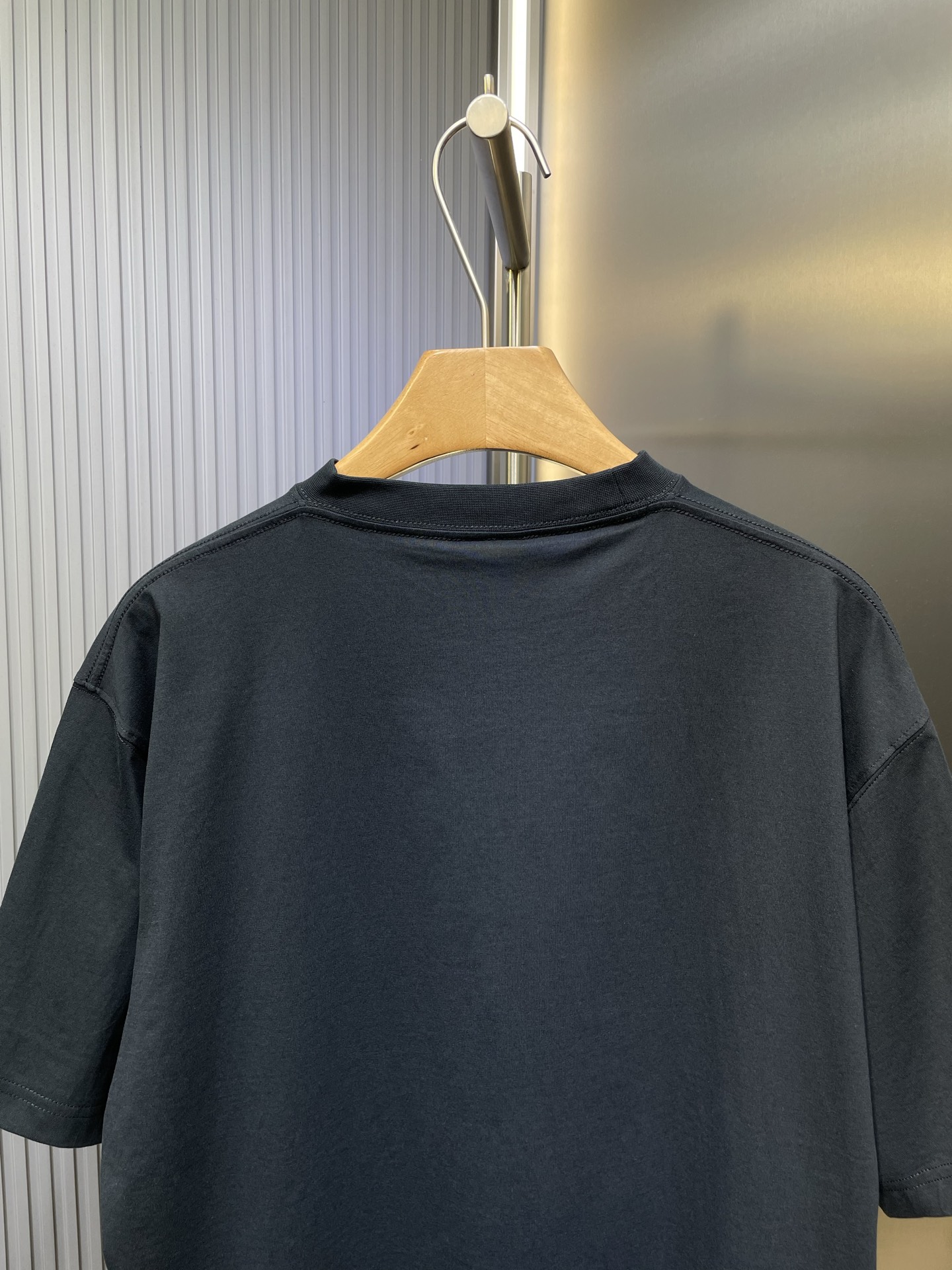 BALENCIAGA Automobili Lamborghini Men's Oversized T-Shirt "Faded Black"（831305TSVQ91083）