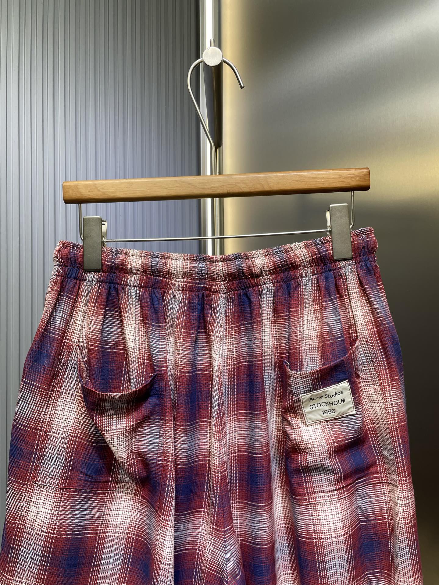 Acne Studios Check shorts (FN-UX-SHOR000040）
