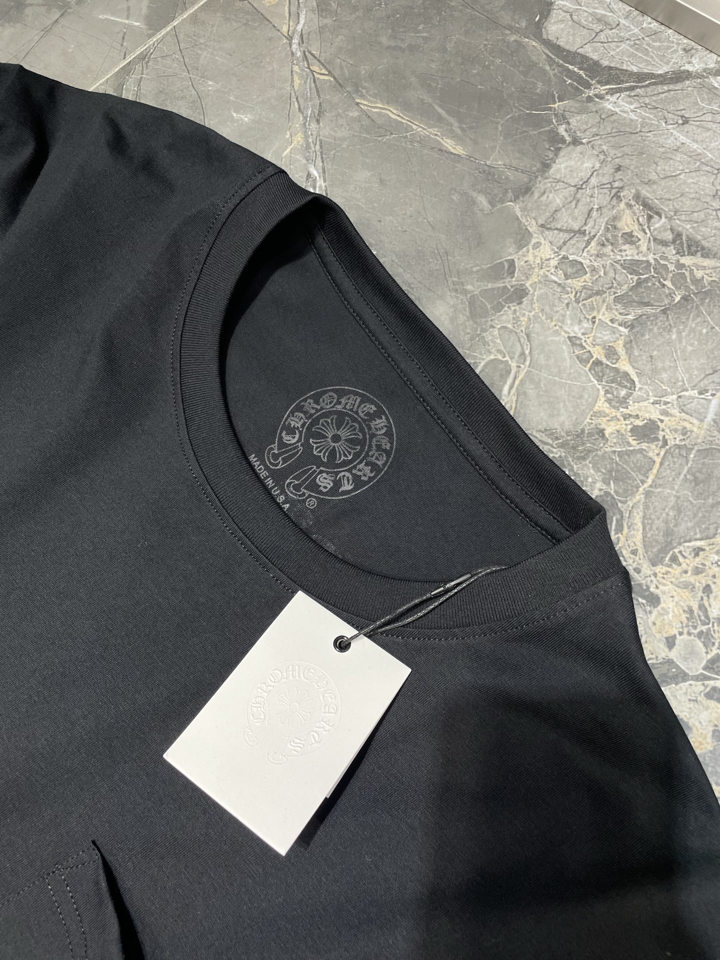 CHROME HEARTS JESSE JO CROSS Floral Cross Long Sleeve T-Shirt (CH-2022-001）