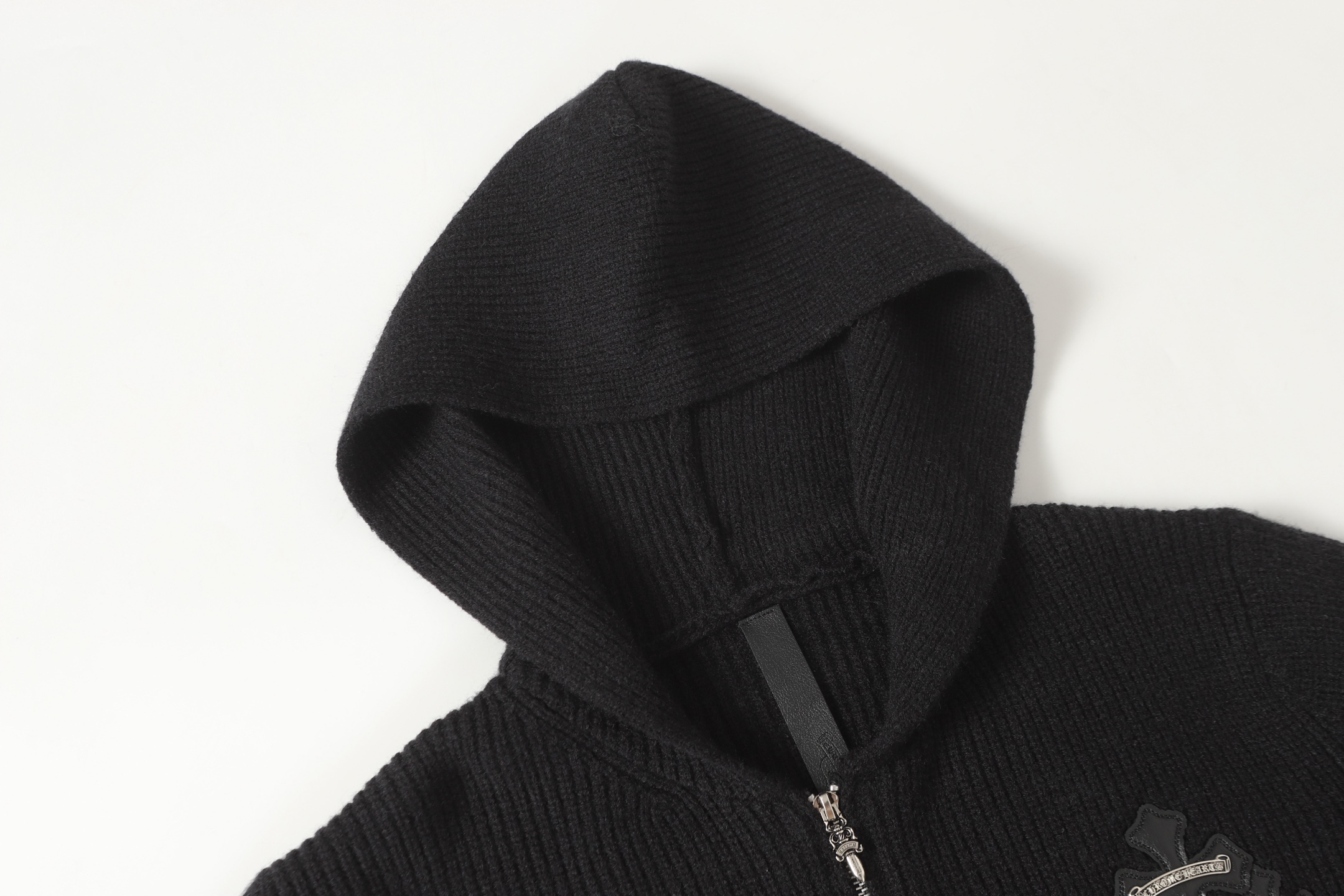 Chrome Hearts Cemetery Cross Dagger Zipper Shirt （CH-0000177）