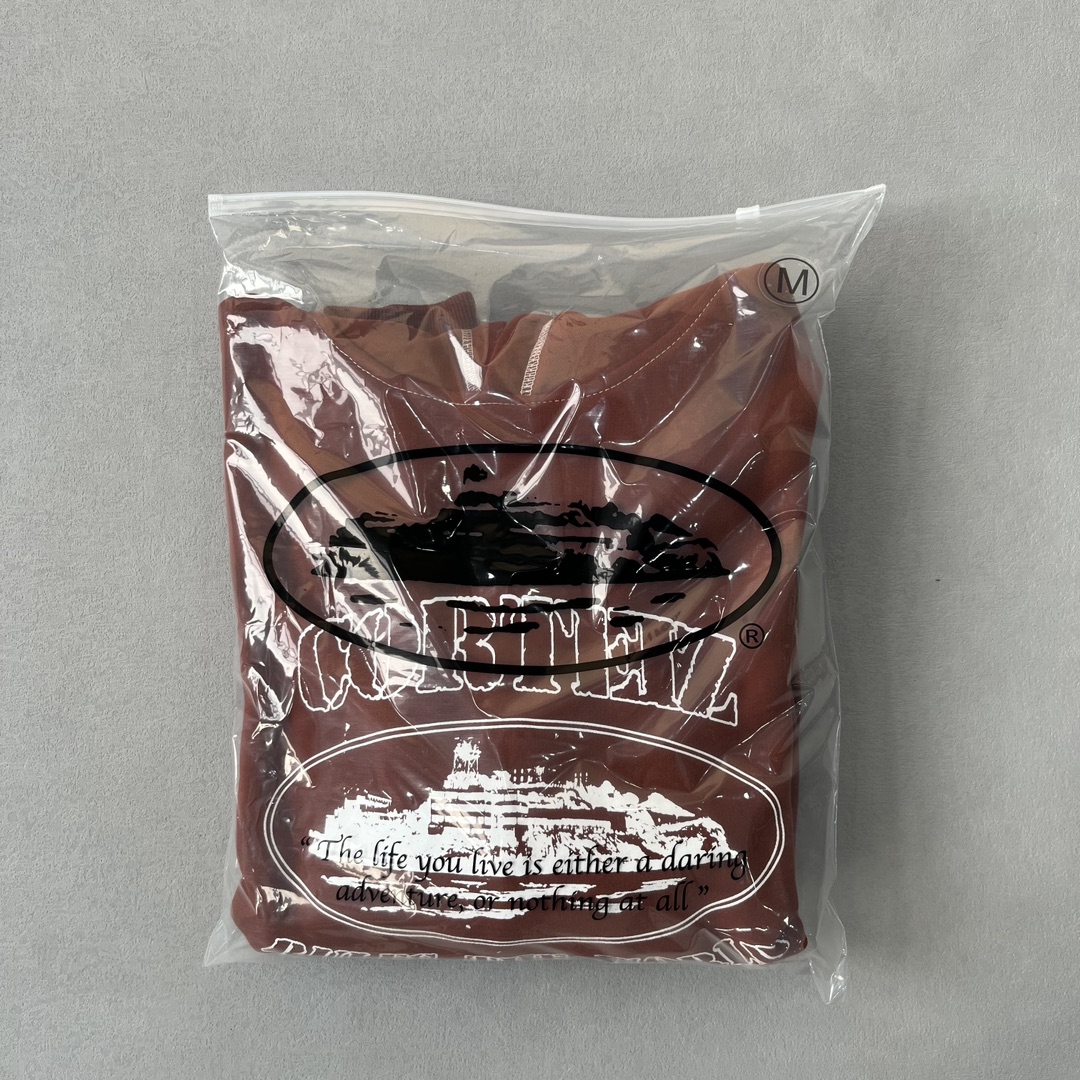 Corteiz Premium Hoodie Set "Rust" (78921FW230106SH）