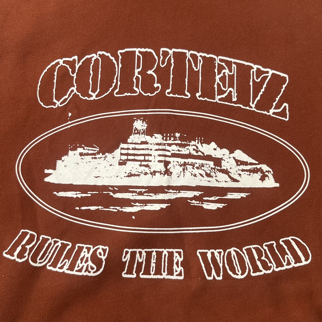 Corteiz Premium Hoodie Set "Rust" (78921FW230106SH）