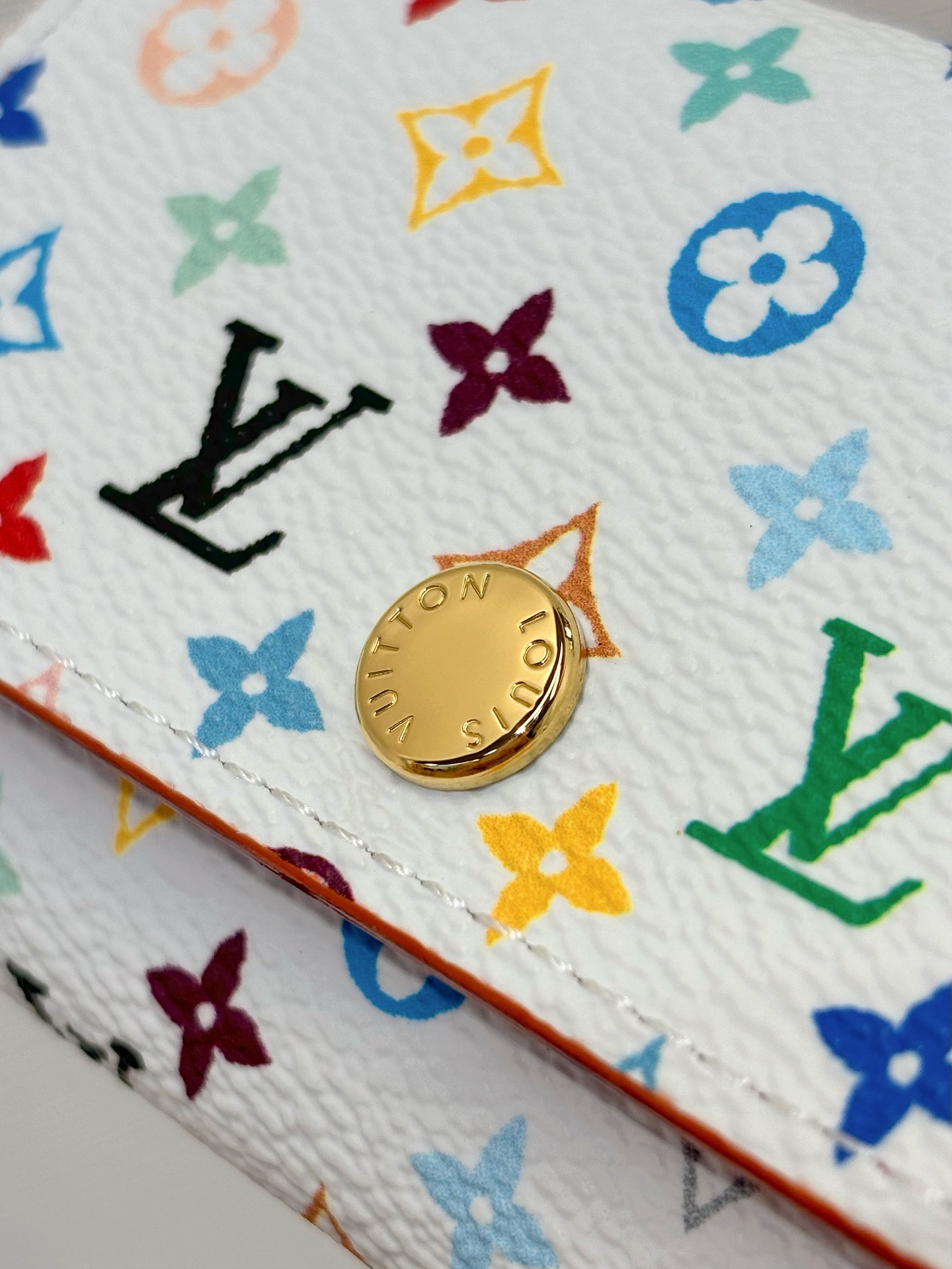 Louis Vuitton x Takashi Murakami 6 Key Holder Monogram "Multicolor"（M14092）