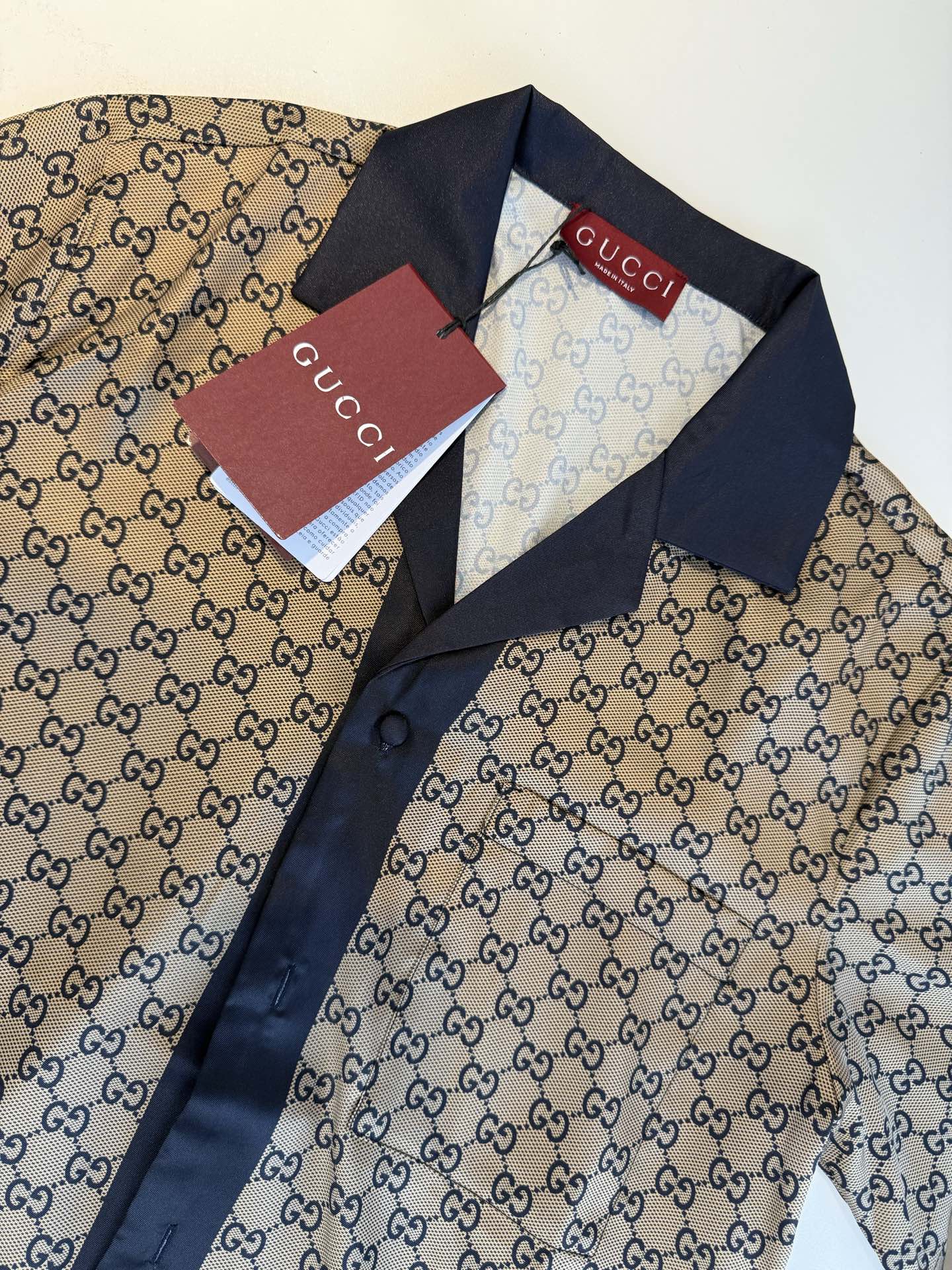 GUCCI SS25 SILK SHIRT（794907-ZASG3-4270）