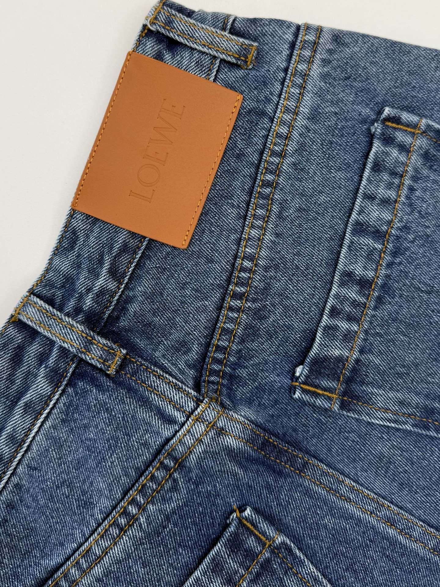 LOEWE Cotton anagram baggy jeans (H526Y11WA6-5475）