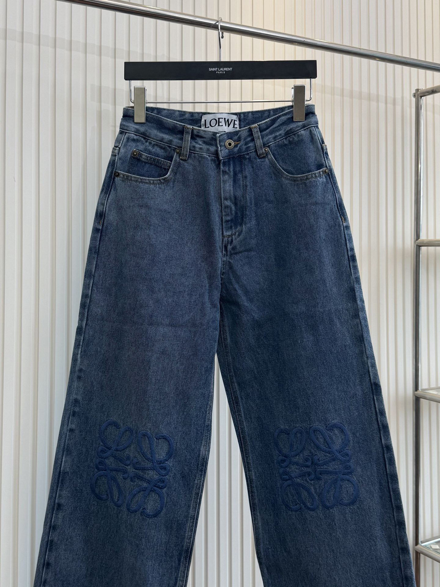LOEWE Cotton anagram baggy jeans (H526Y11WA6-5475）