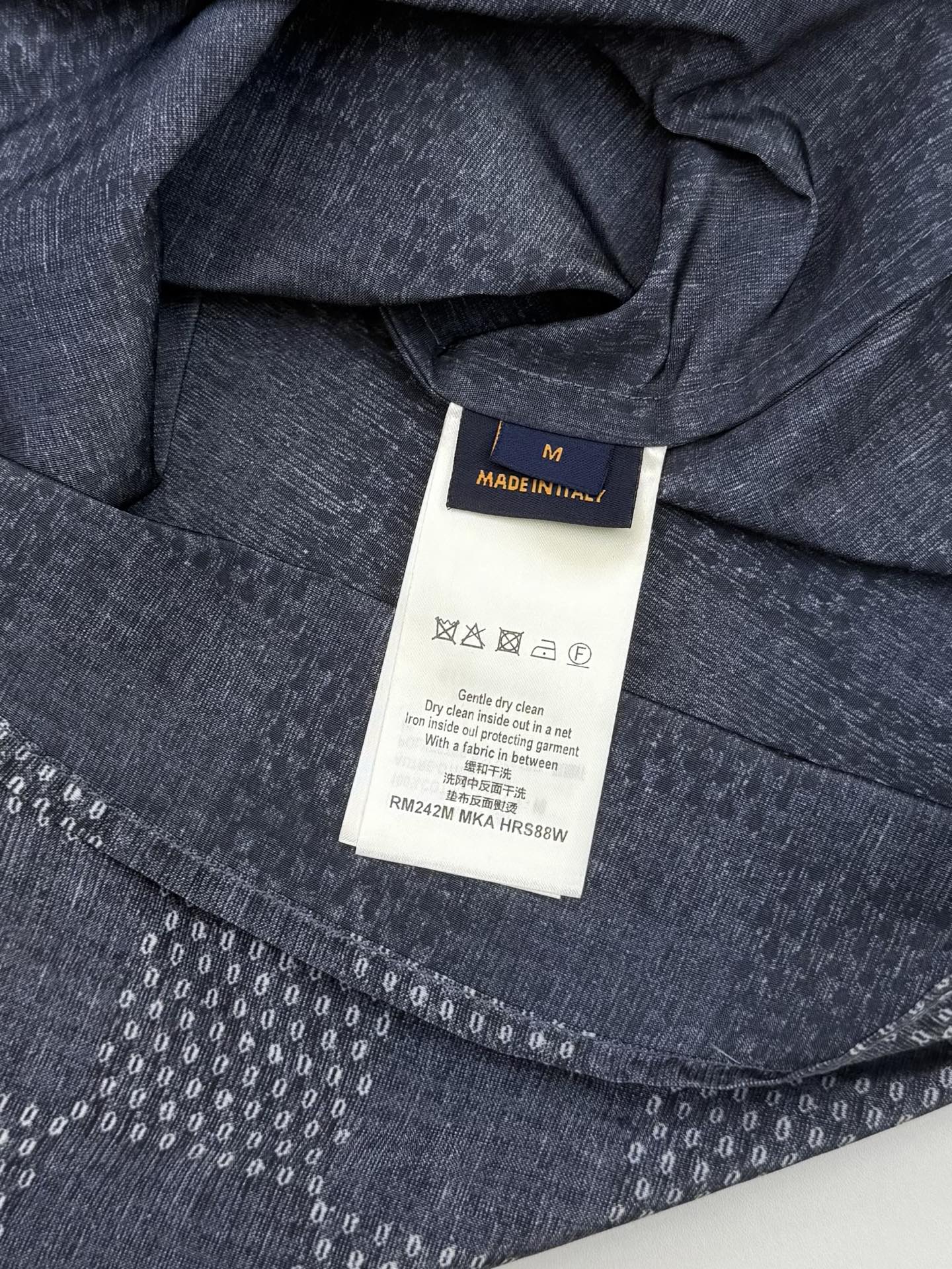 Louis Vuitton Damier Denim Chambray Workwear Shirt（1AFXLP）