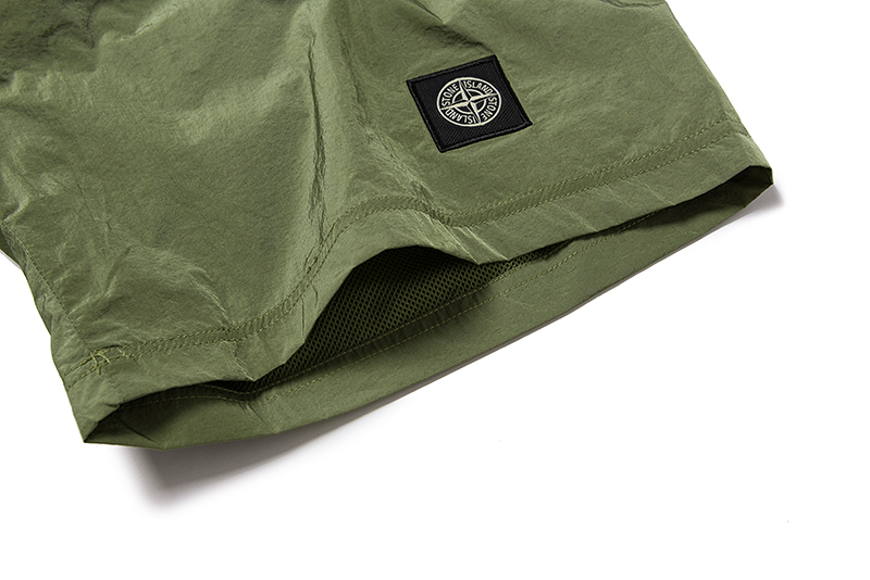Stone Island Garment Dyed Nylon Metal Patch Logo Swim Short（7215B0943-V0064）
