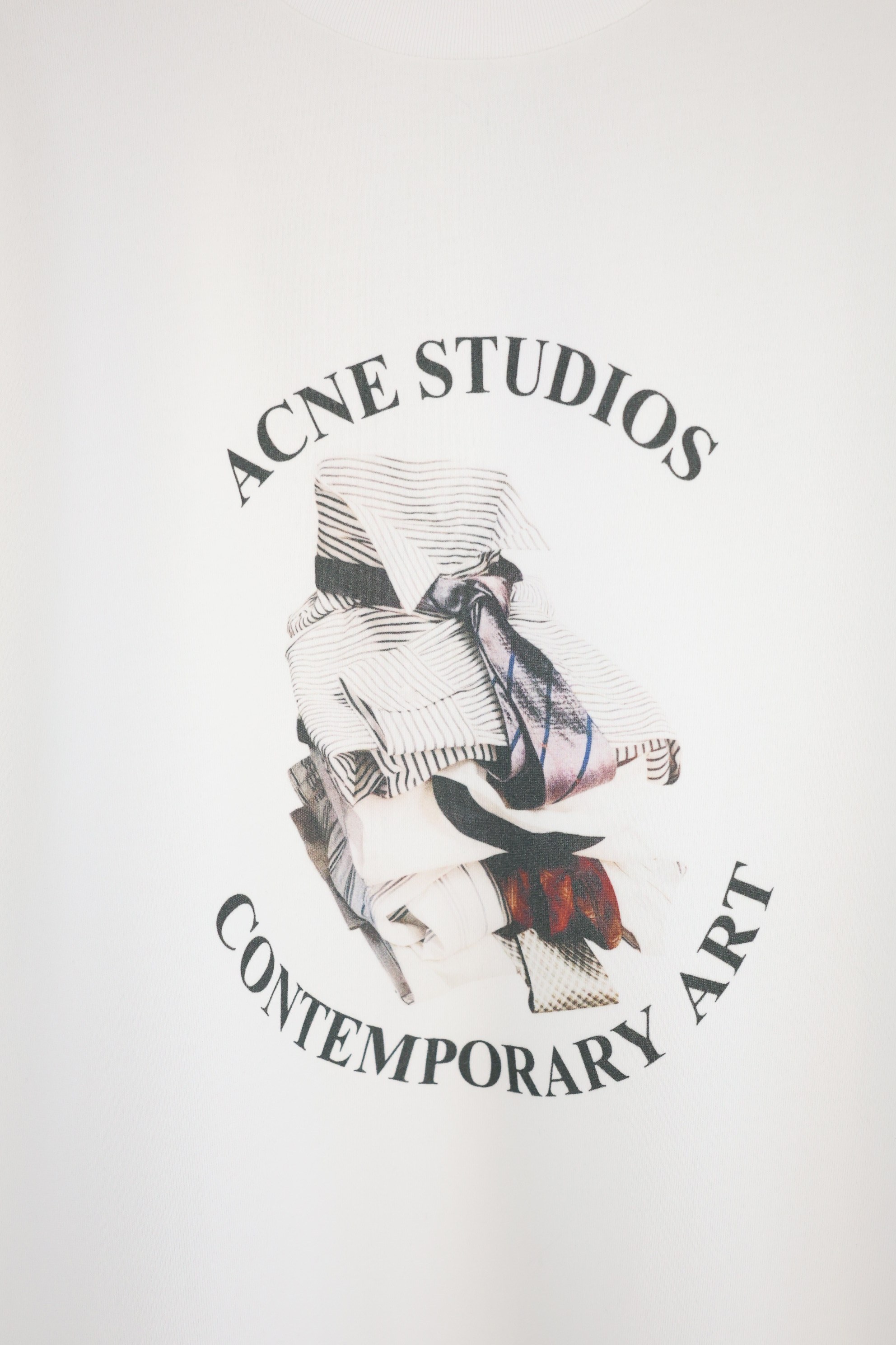 Acne Studios Printed T-Shirt - Relaxed Fit "Off White" (AL0534-AEG）
