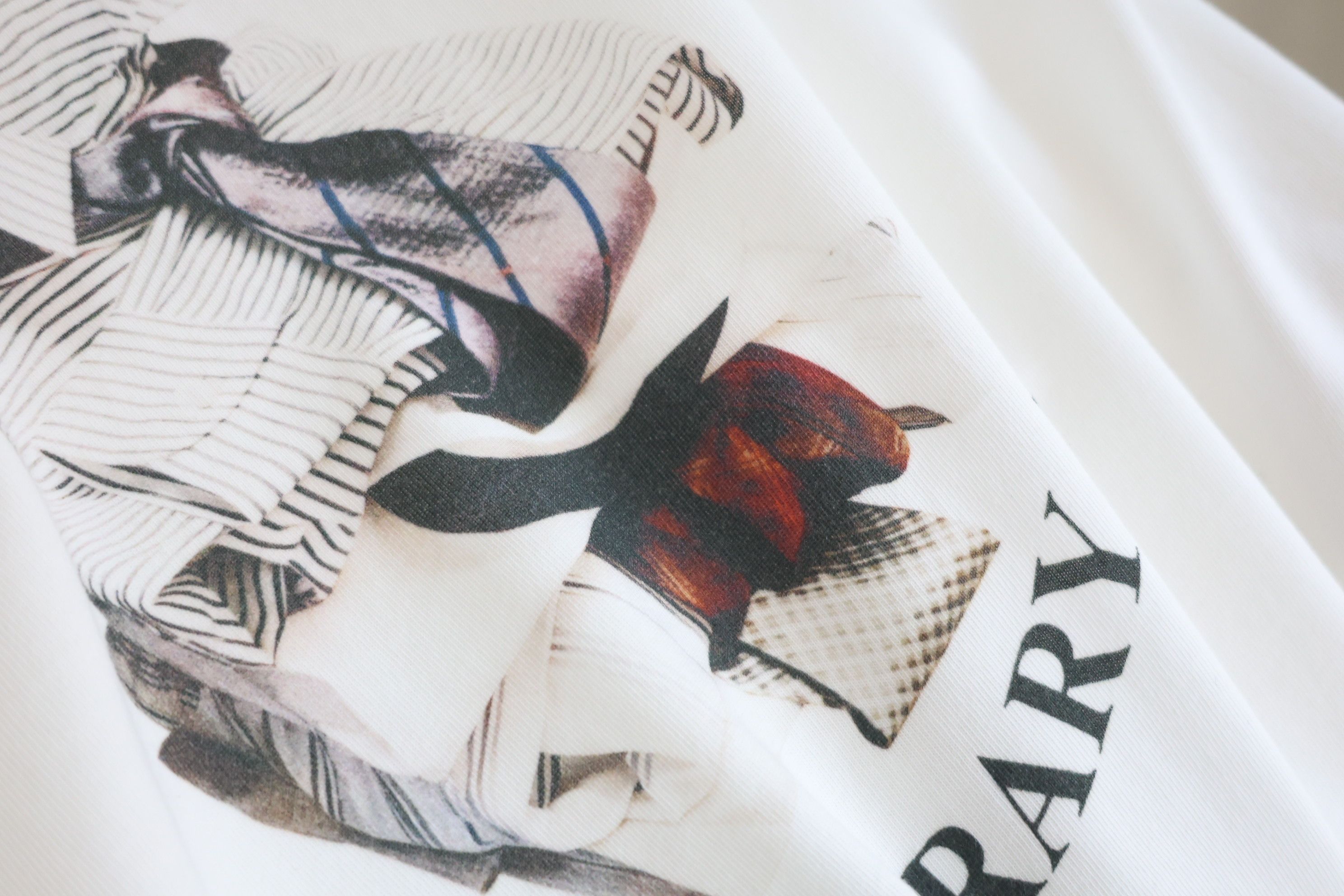 Acne Studios Printed T-Shirt - Relaxed Fit "Off White" (AL0534-AEG）