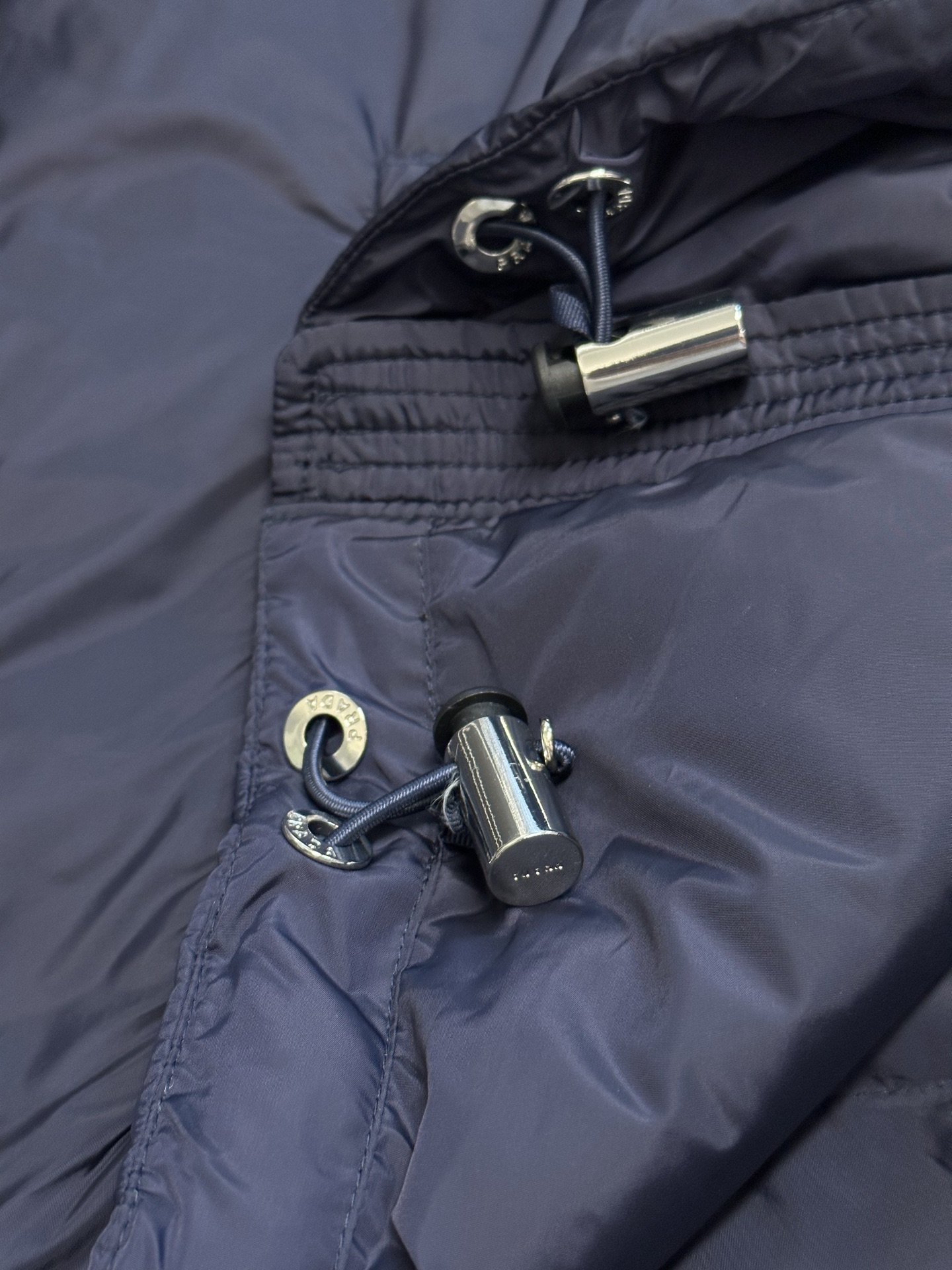 PRADA Men's Re-Nylon Hooded Down Jacket (SGN9551WQ9-F0002）