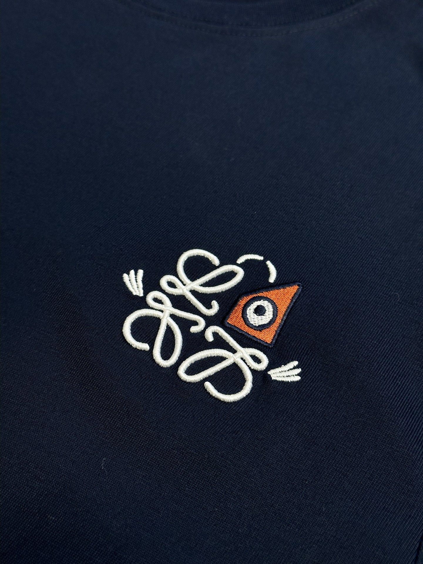 LOEWE Cotton Loose Fit T-Shirt in Blue (H526Y22XD3-5110）