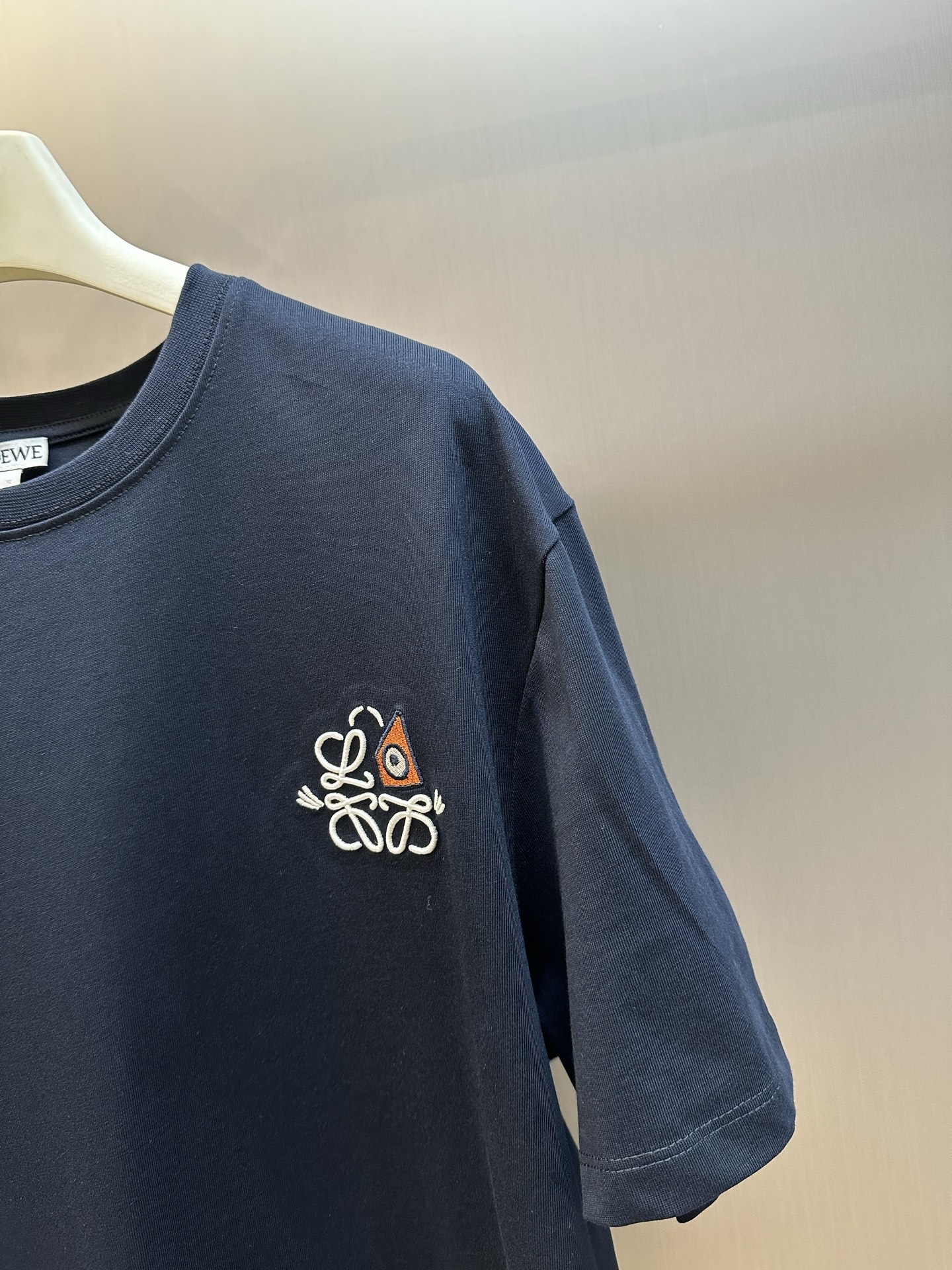 LOEWE Cotton Loose Fit T-Shirt in Blue (H526Y22XD3-5110）