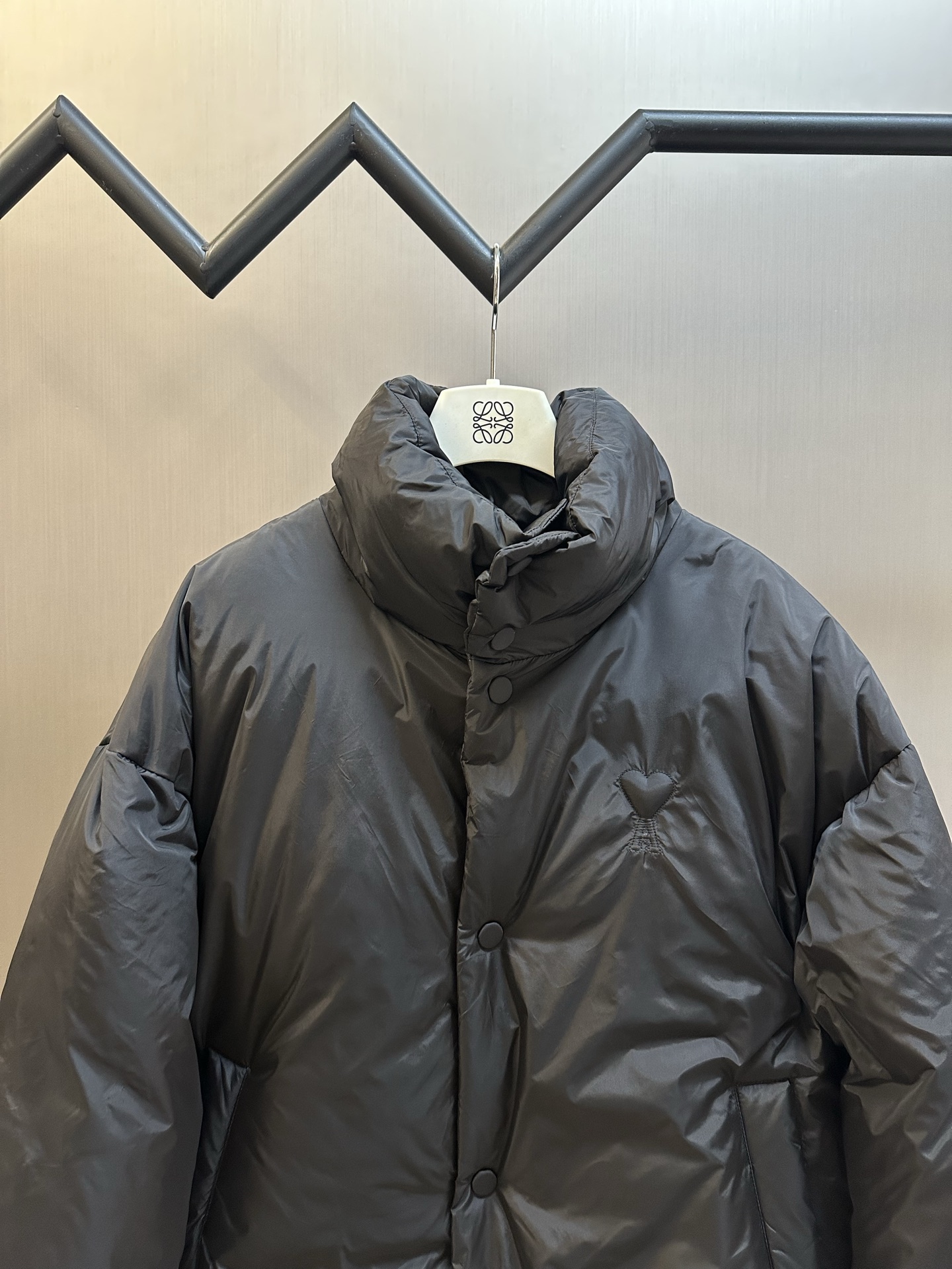 AMI Paris button padded jacket （HJK818PL00394506）