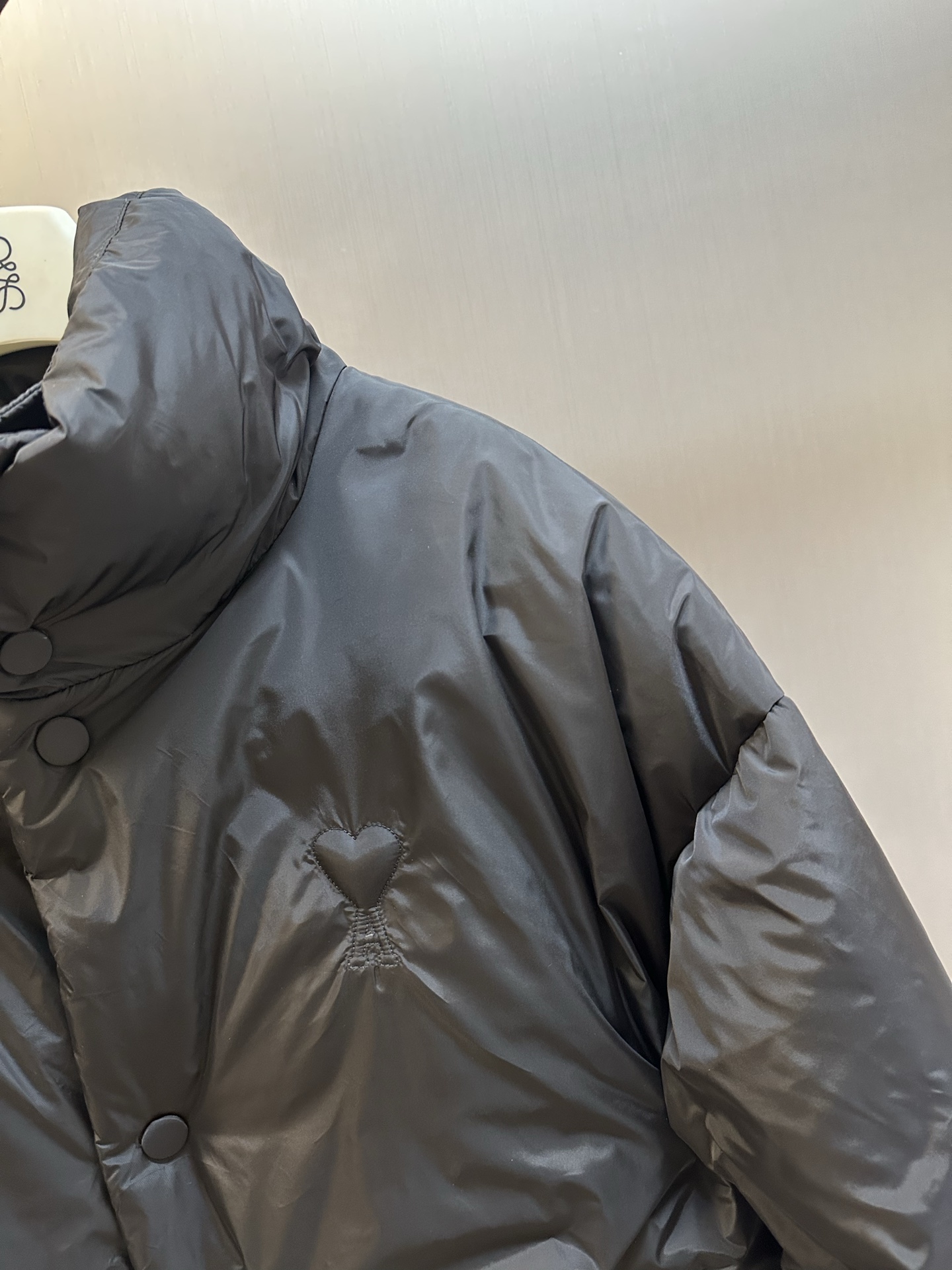 AMI Paris button padded jacket （HJK818PL00394506）