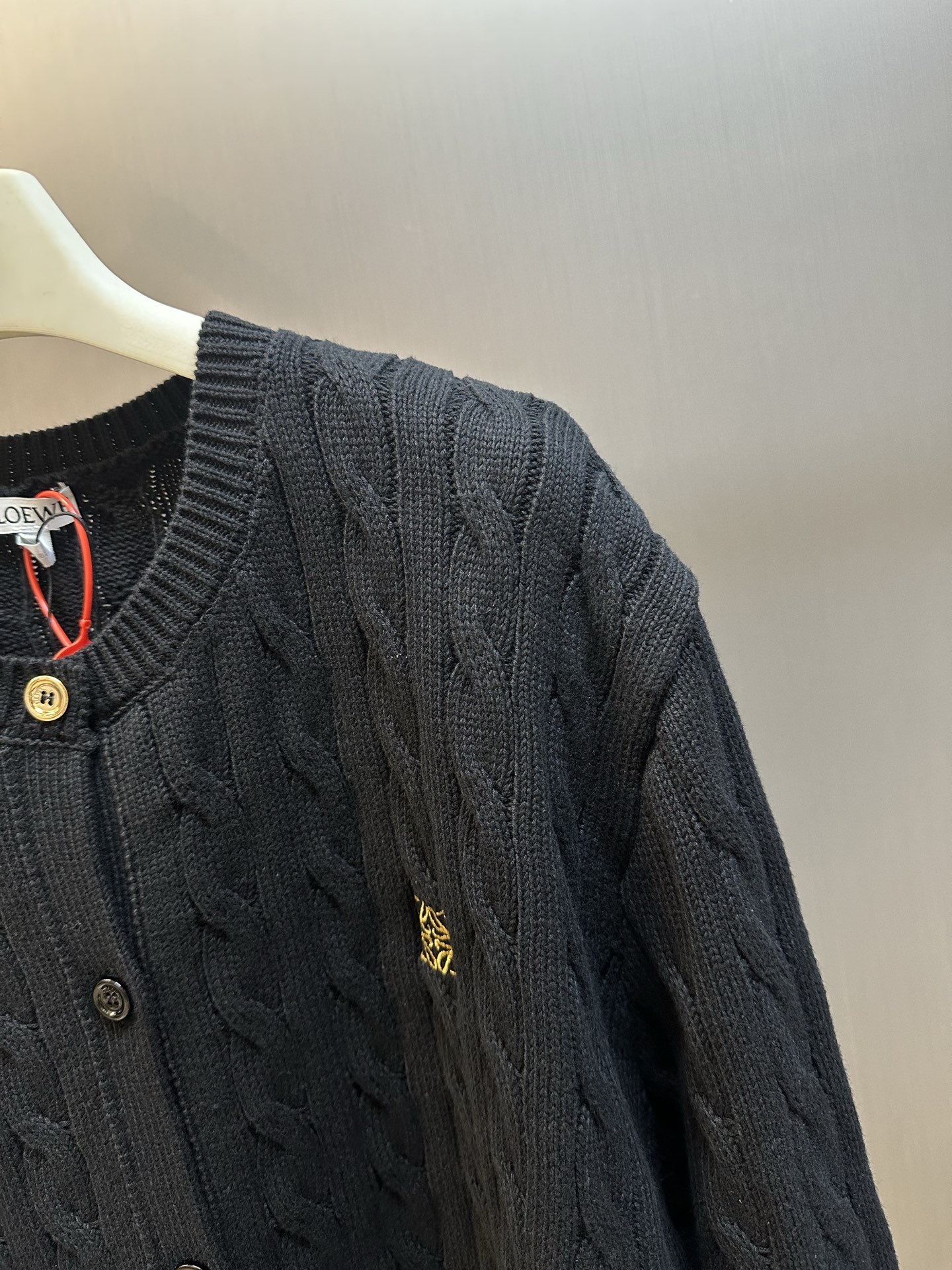 LOEWE Anagram Cardigan, Cotton (S359Y16KA5-1100）